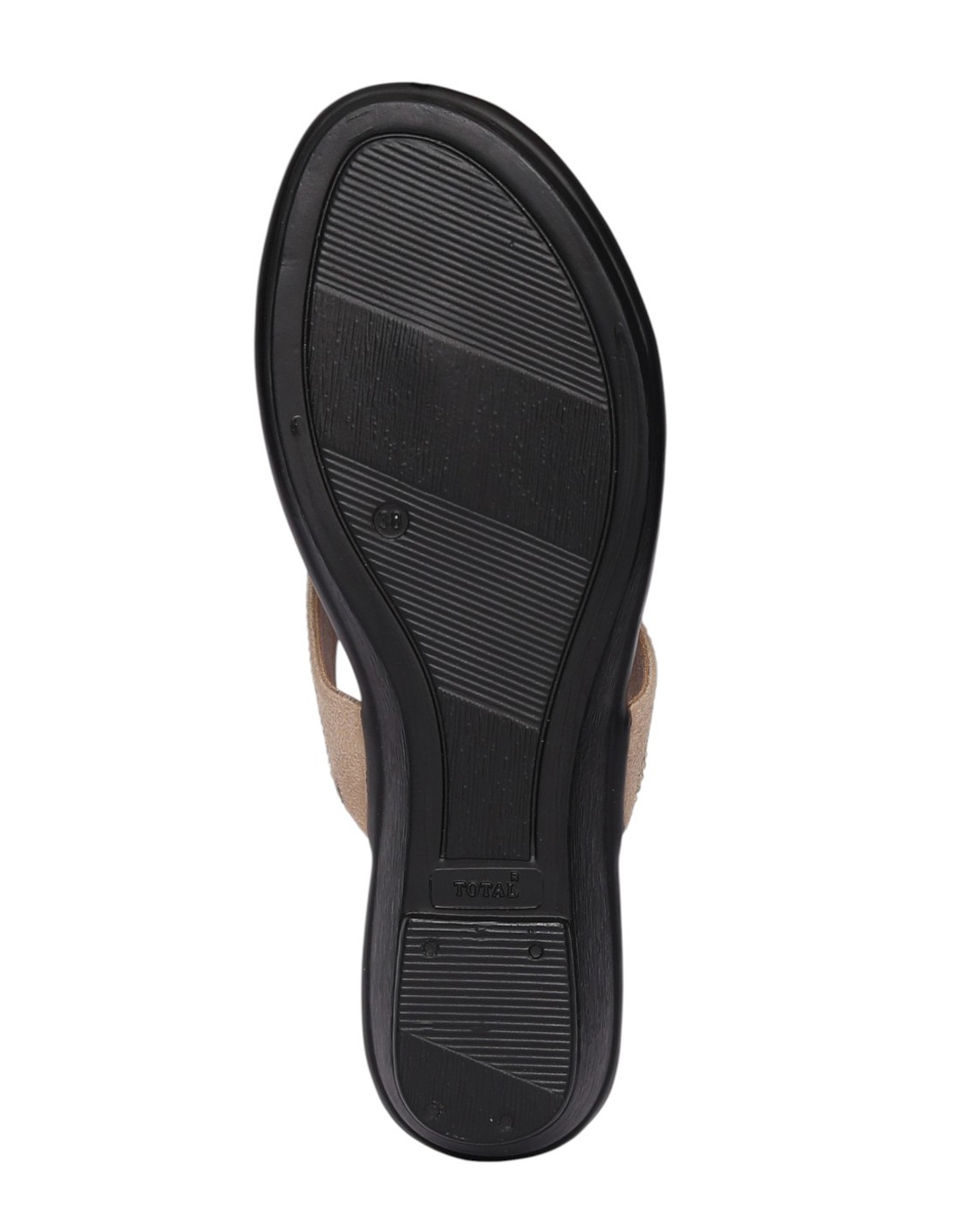 Women Gold Designer Strap Wedge