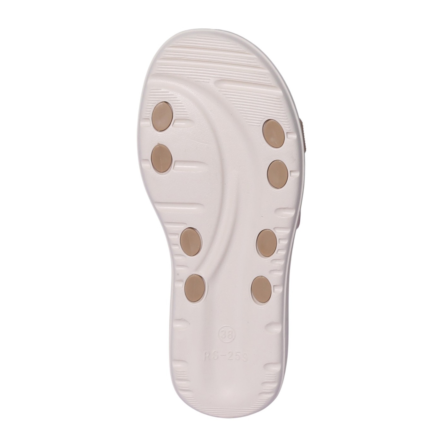 Women Khaki Double-Buckle Sandal