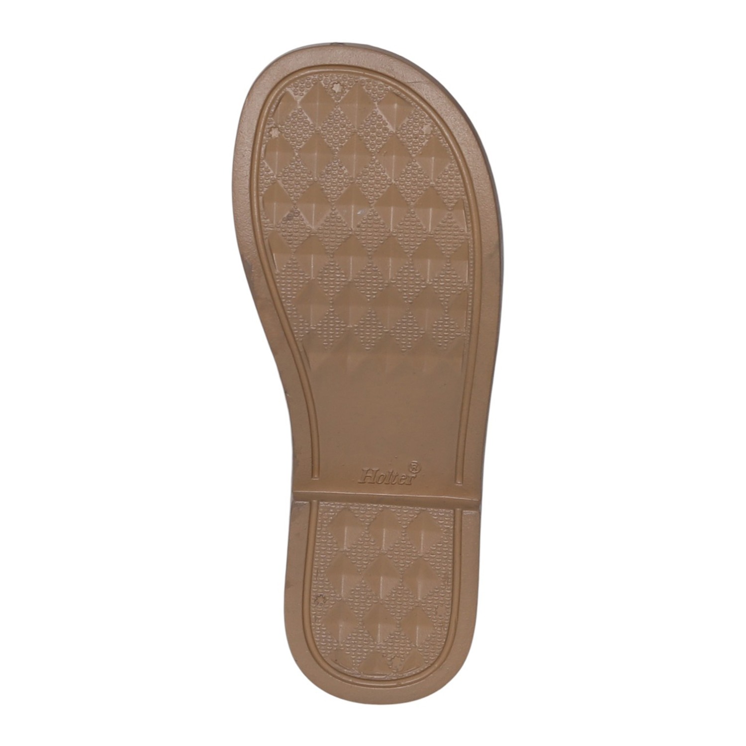 greta | Girls Pink Printed Toe-Post Sandals|5