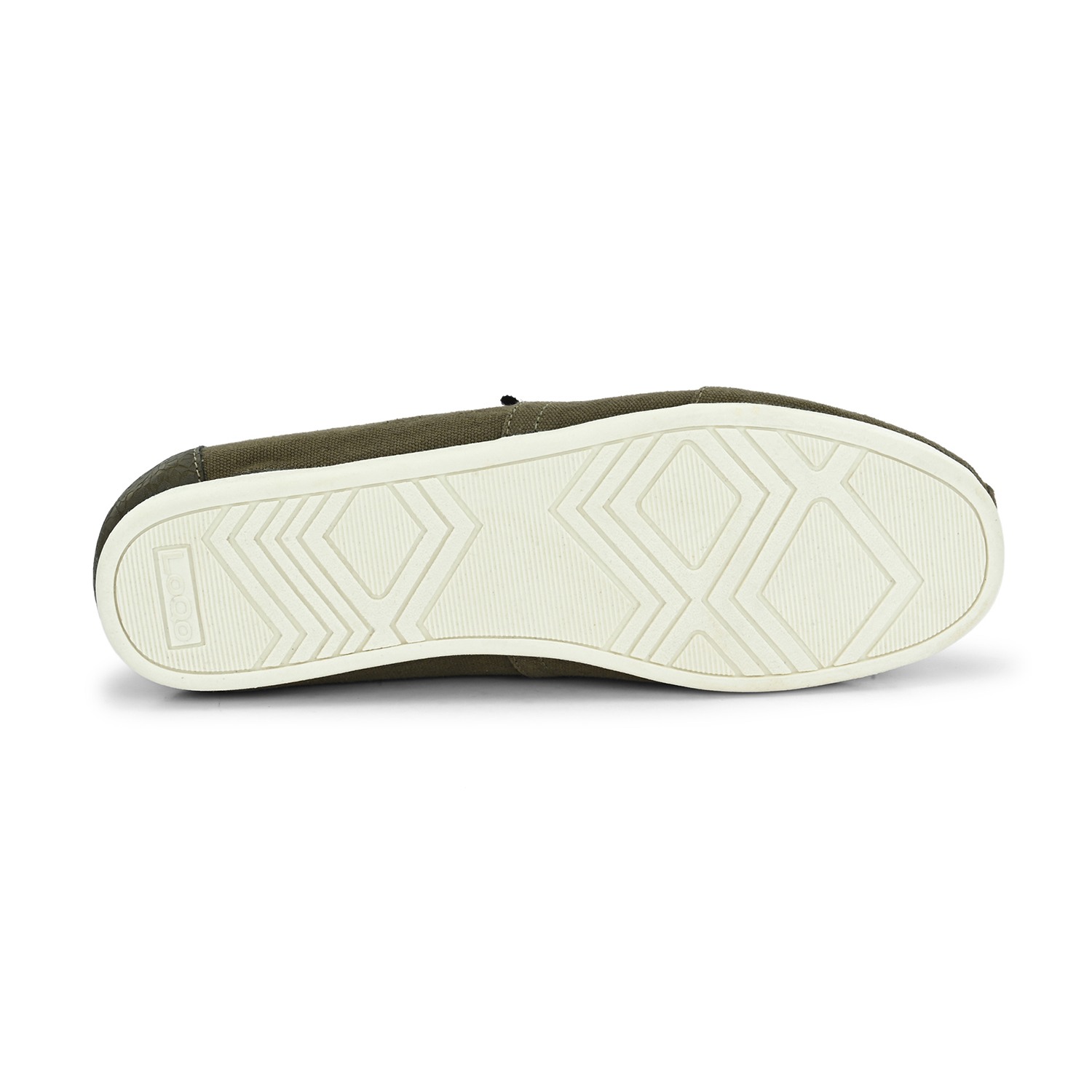 LoQo | Alpari Go Men's Olive Slip-ons|6