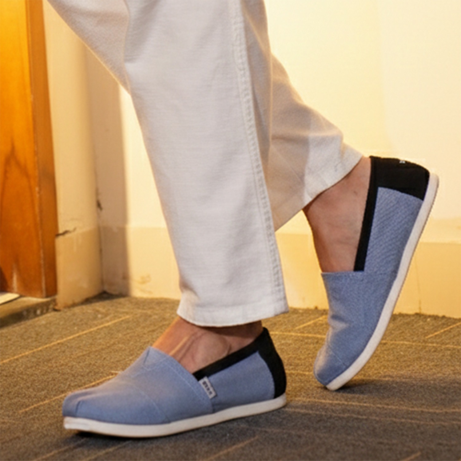 LoQo | Alpari Go Men's Denim Slip-ons|0