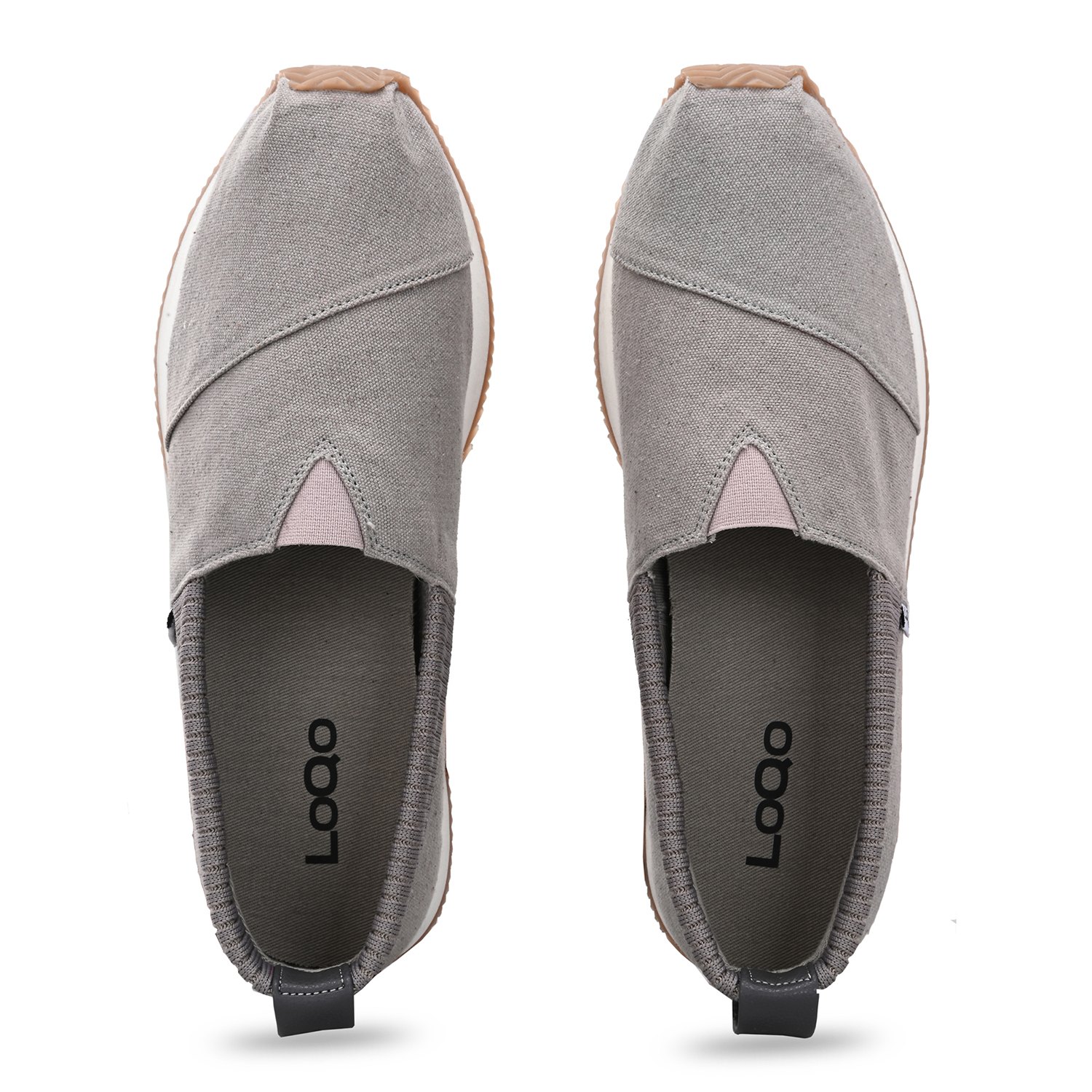 LoQo | Men's Alpari Step Grey Snoafers|3