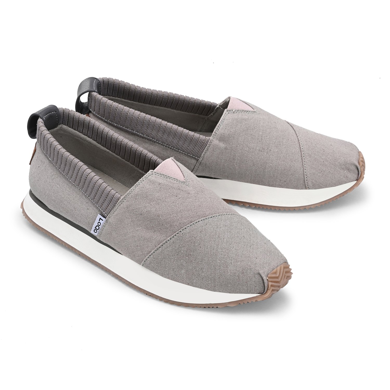 LoQo | Men's Alpari Step Grey Snoafers|2