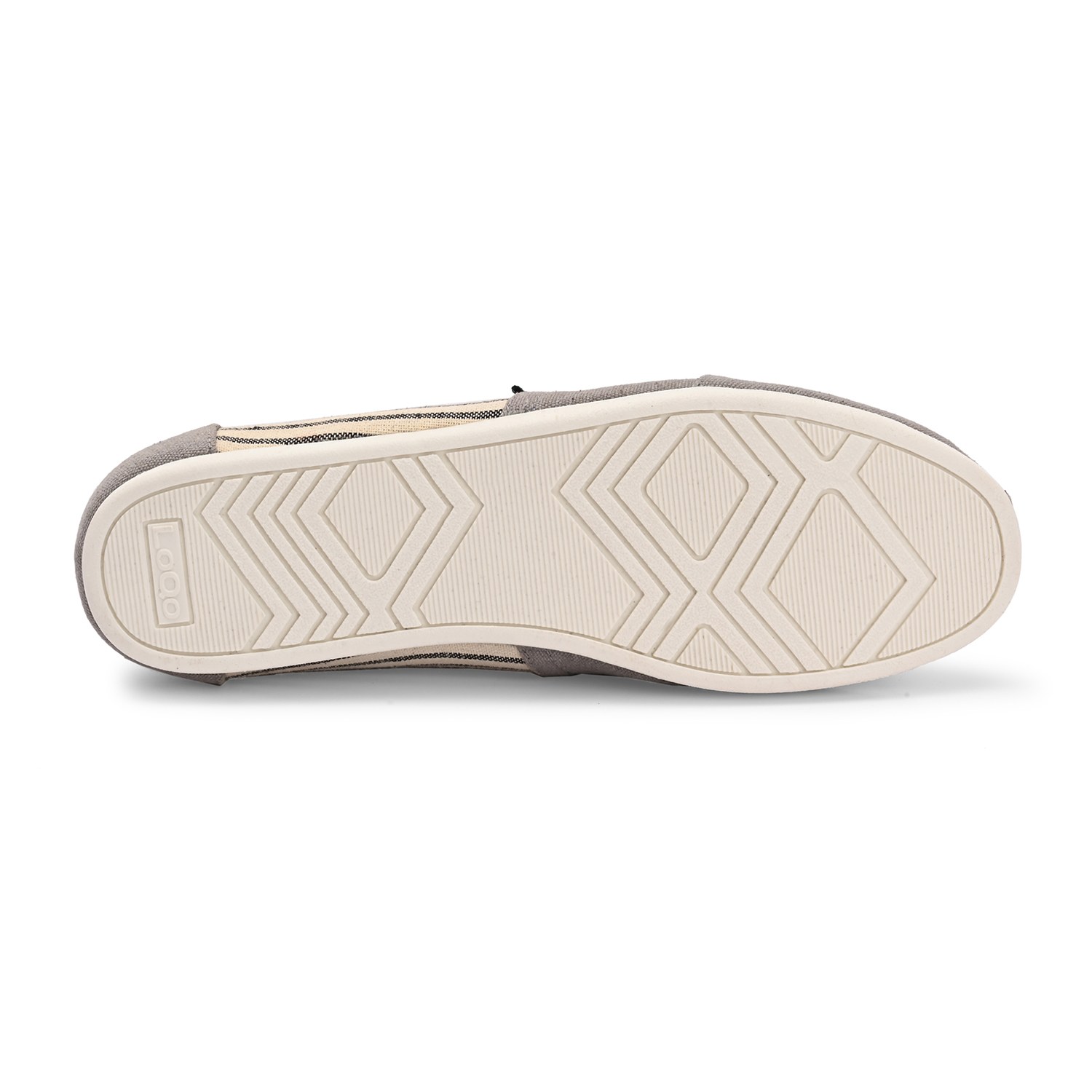 LoQo | Alpari Varsity Men's Grey Slip-ons|5