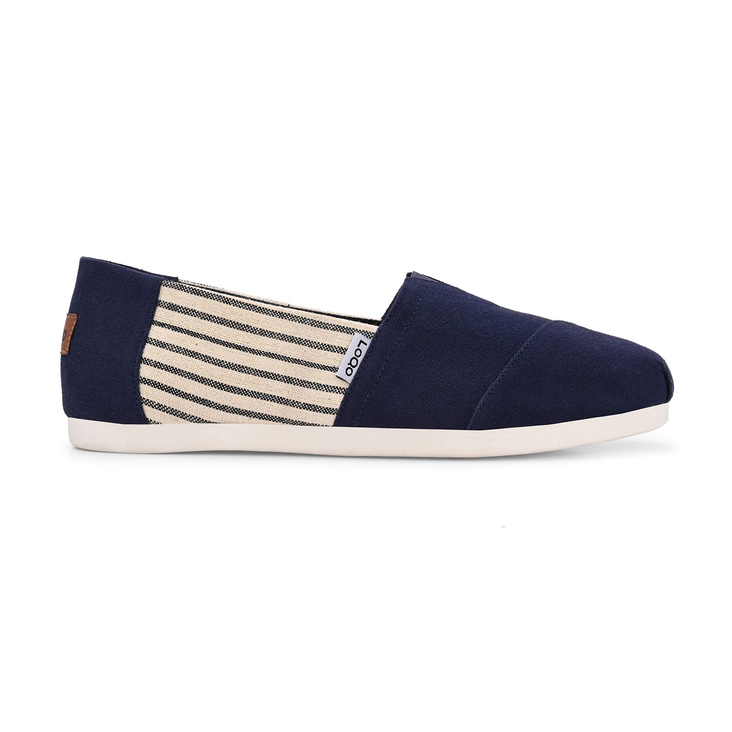 LoQo | Alpari Varsity Men's Navy Slip-ons|1