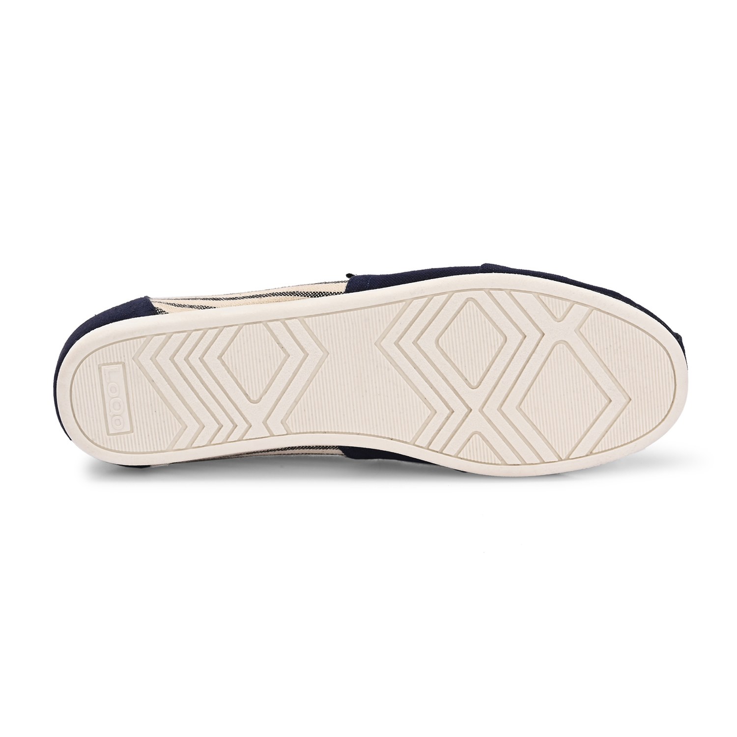 LoQo | Alpari Varsity Men's Navy Slip-ons|5