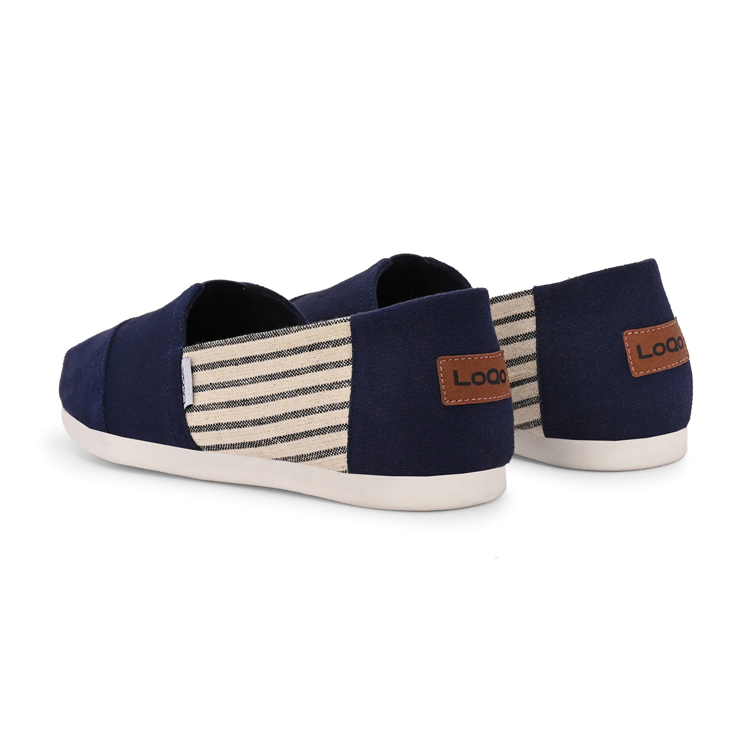 LoQo | Alpari Varsity Men's Navy Slip-ons|4