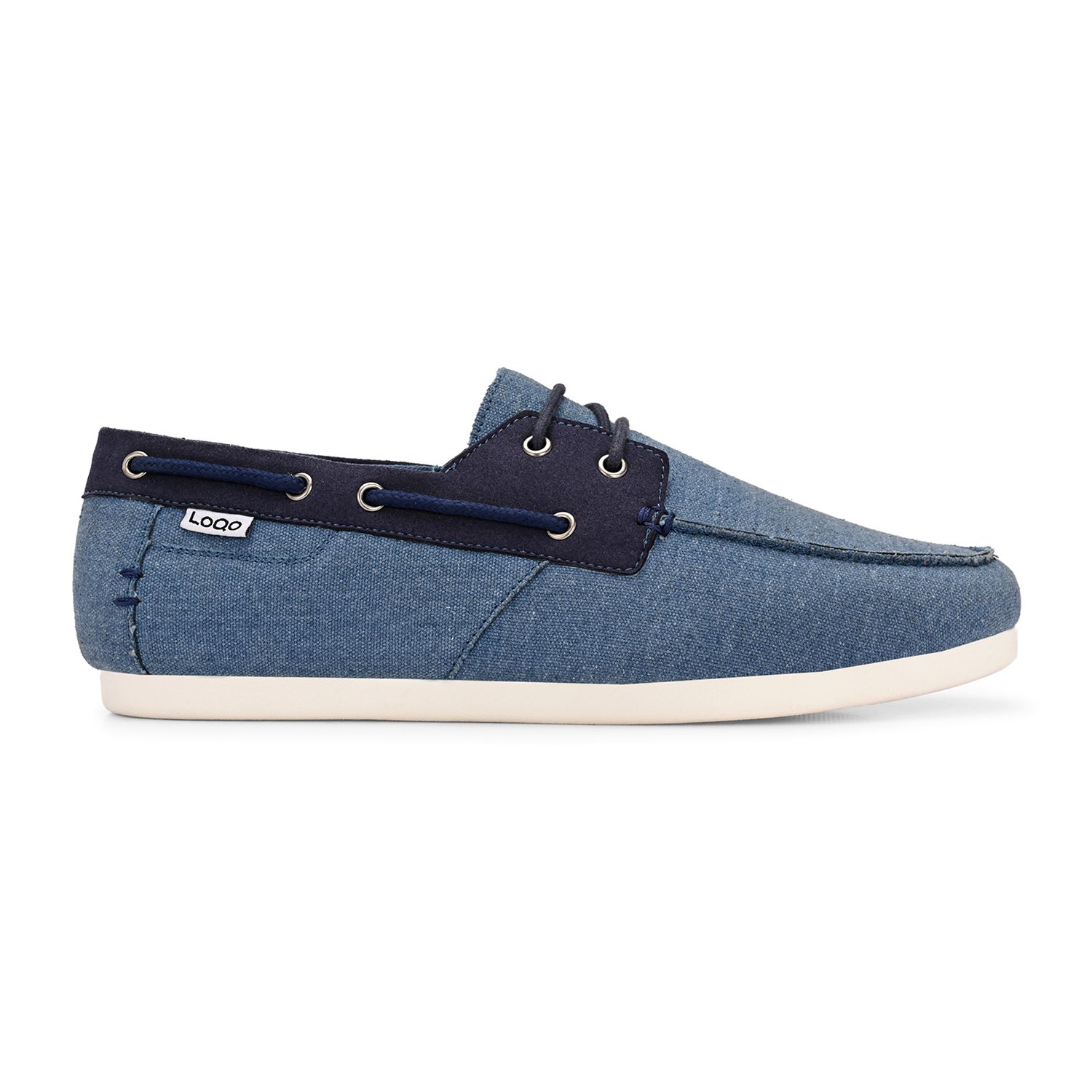LoQo | Men's Bolonia Coastal Blue Boat Shoes|1