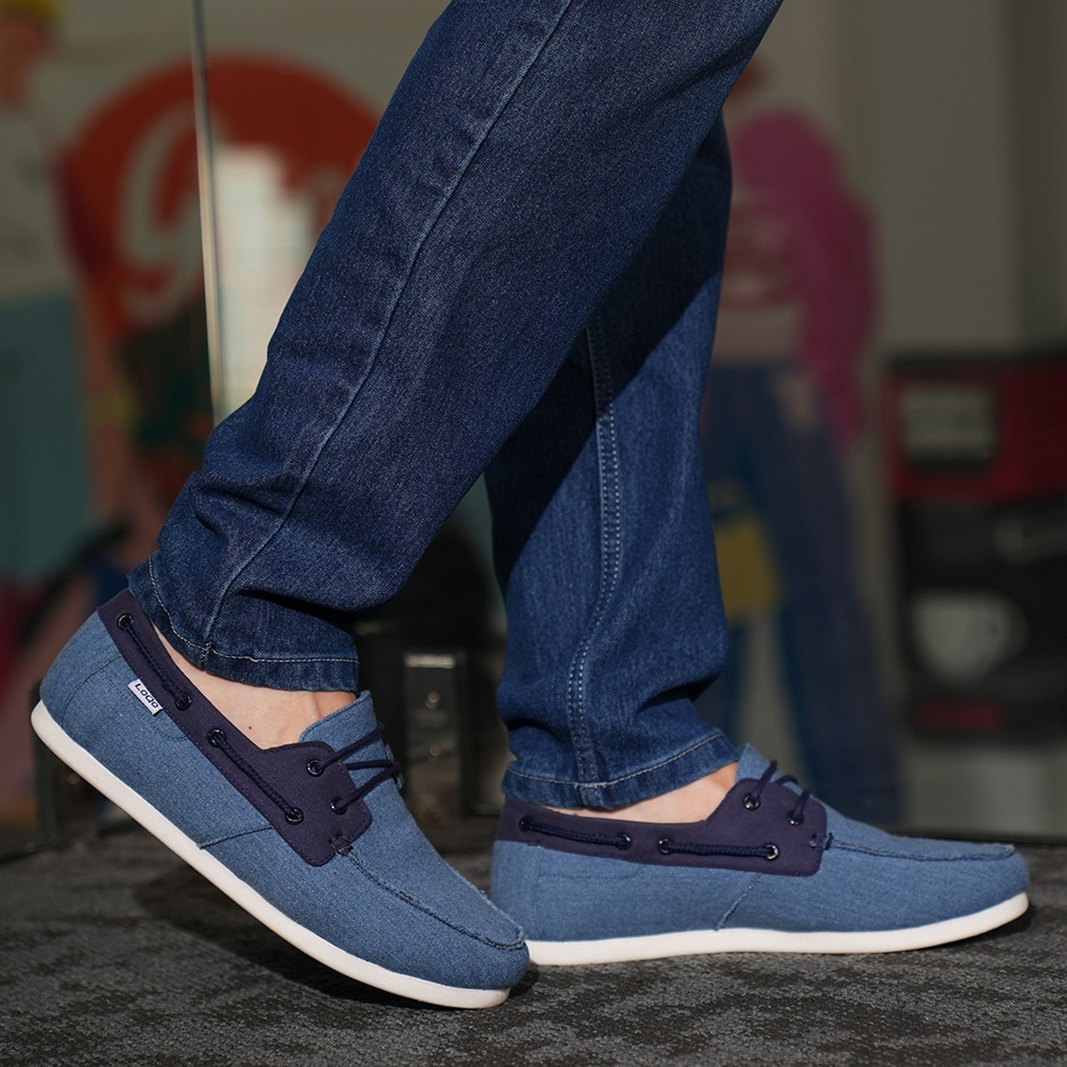 Men's Bolonia Coastal Blue Boat Shoes