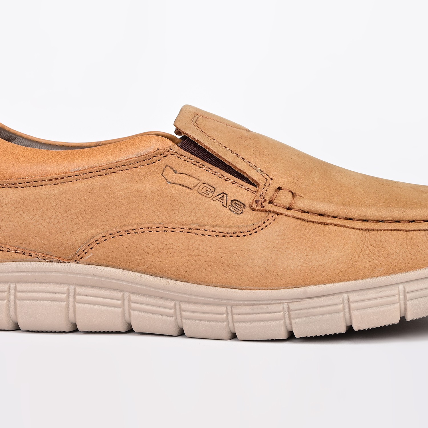 GAS | Men Aspen Mode Tan Coloured Casual Loafers|1