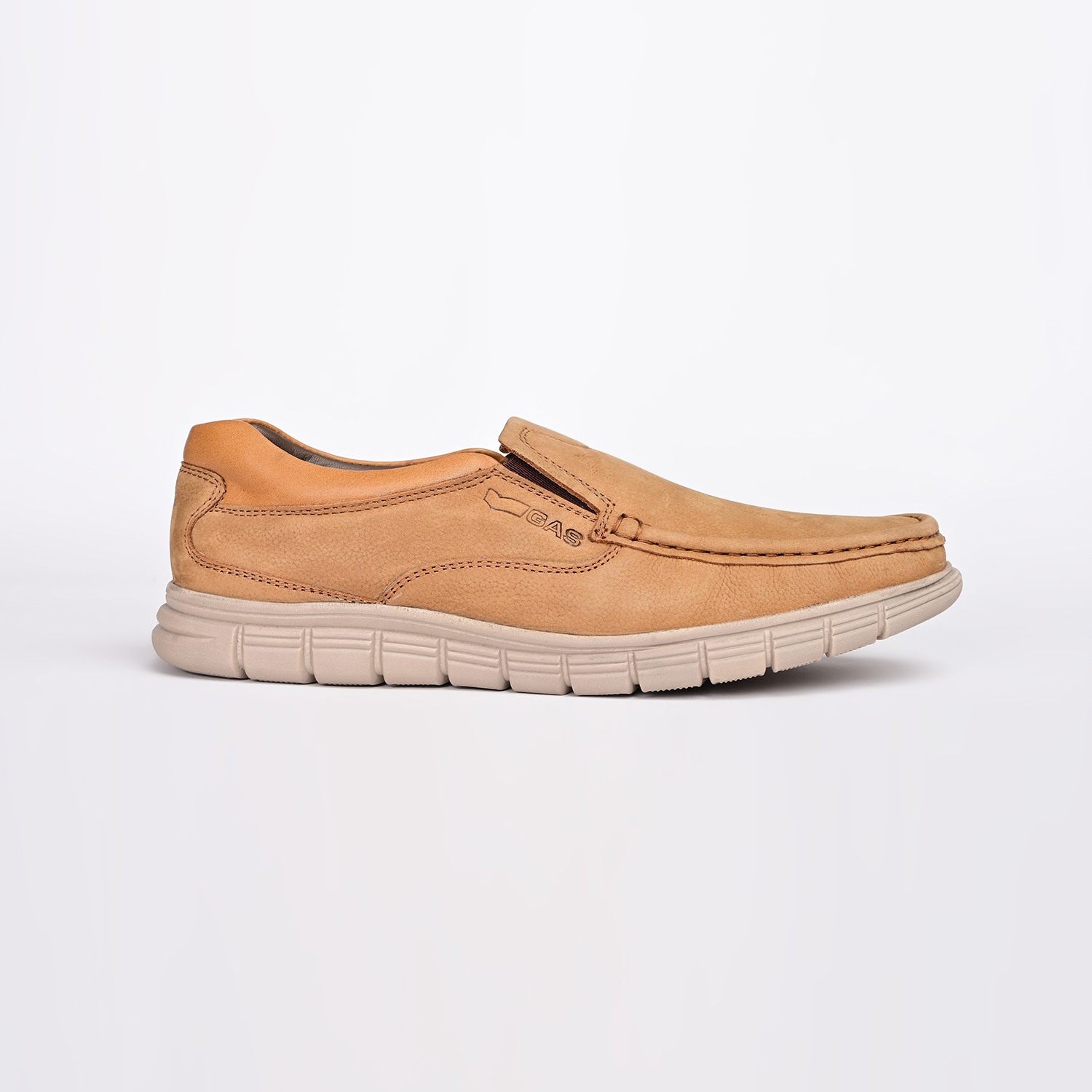GAS | Men Aspen Mode Tan Coloured Casual Loafers|0