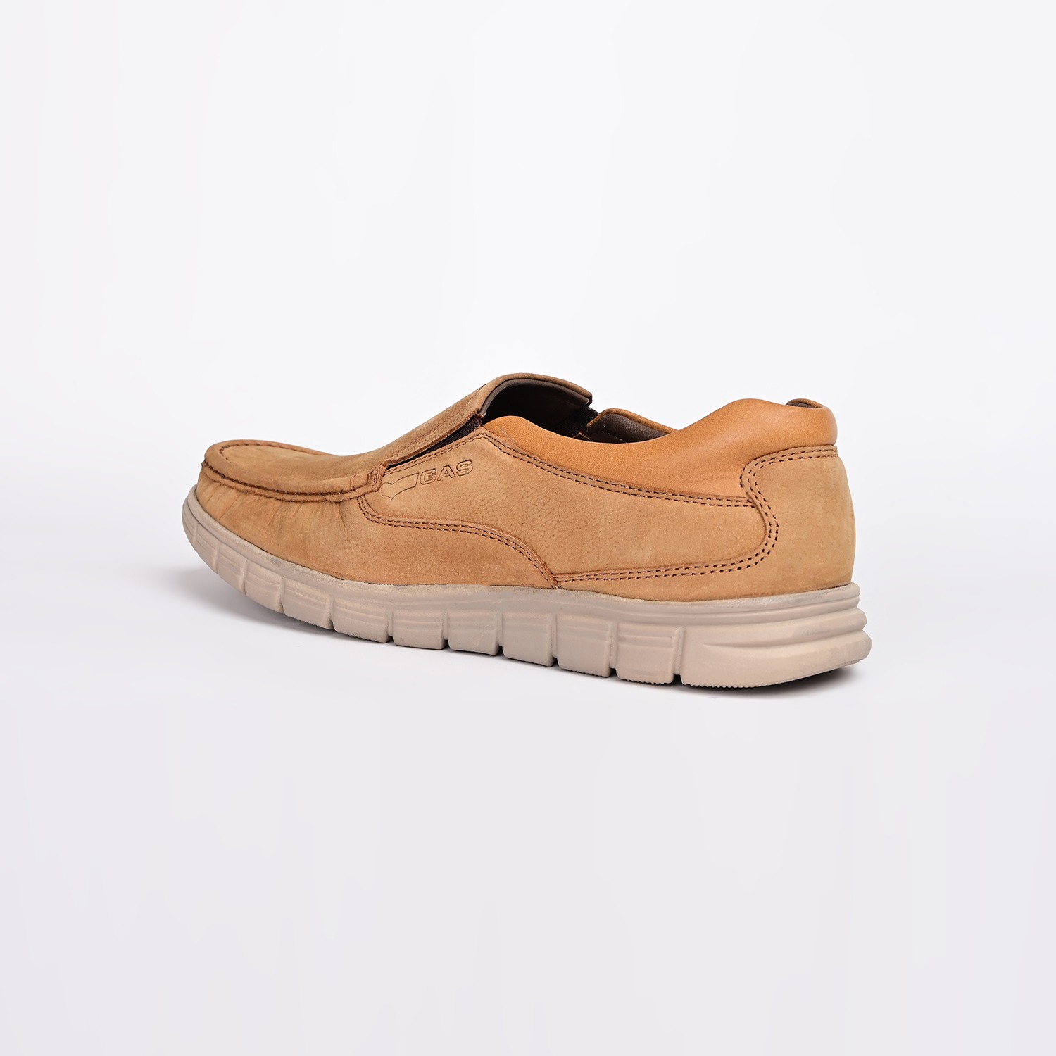 GAS | Men Aspen Mode Tan Coloured Casual Loafers|2