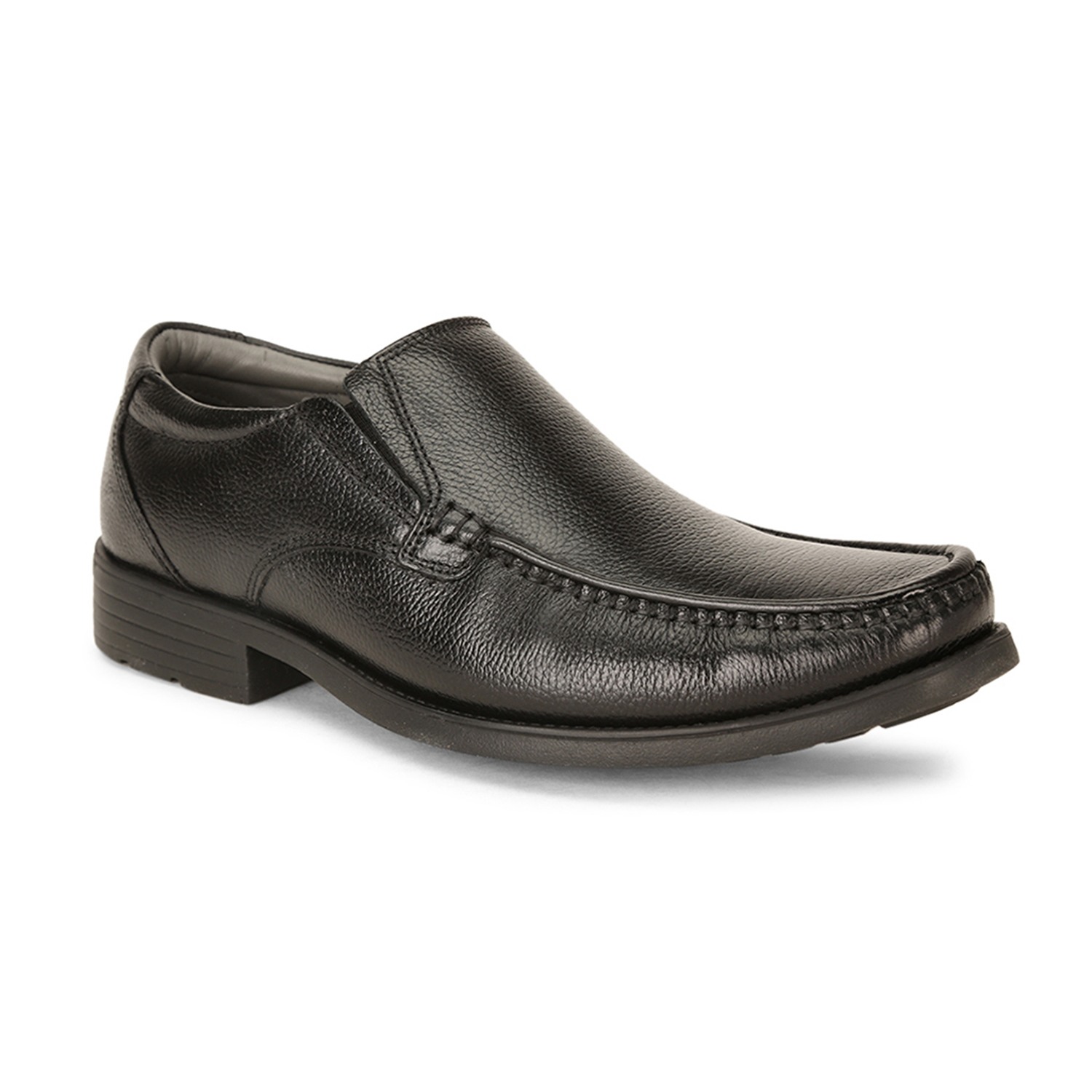 Mocca Zero G Black Formal Shoes For Men