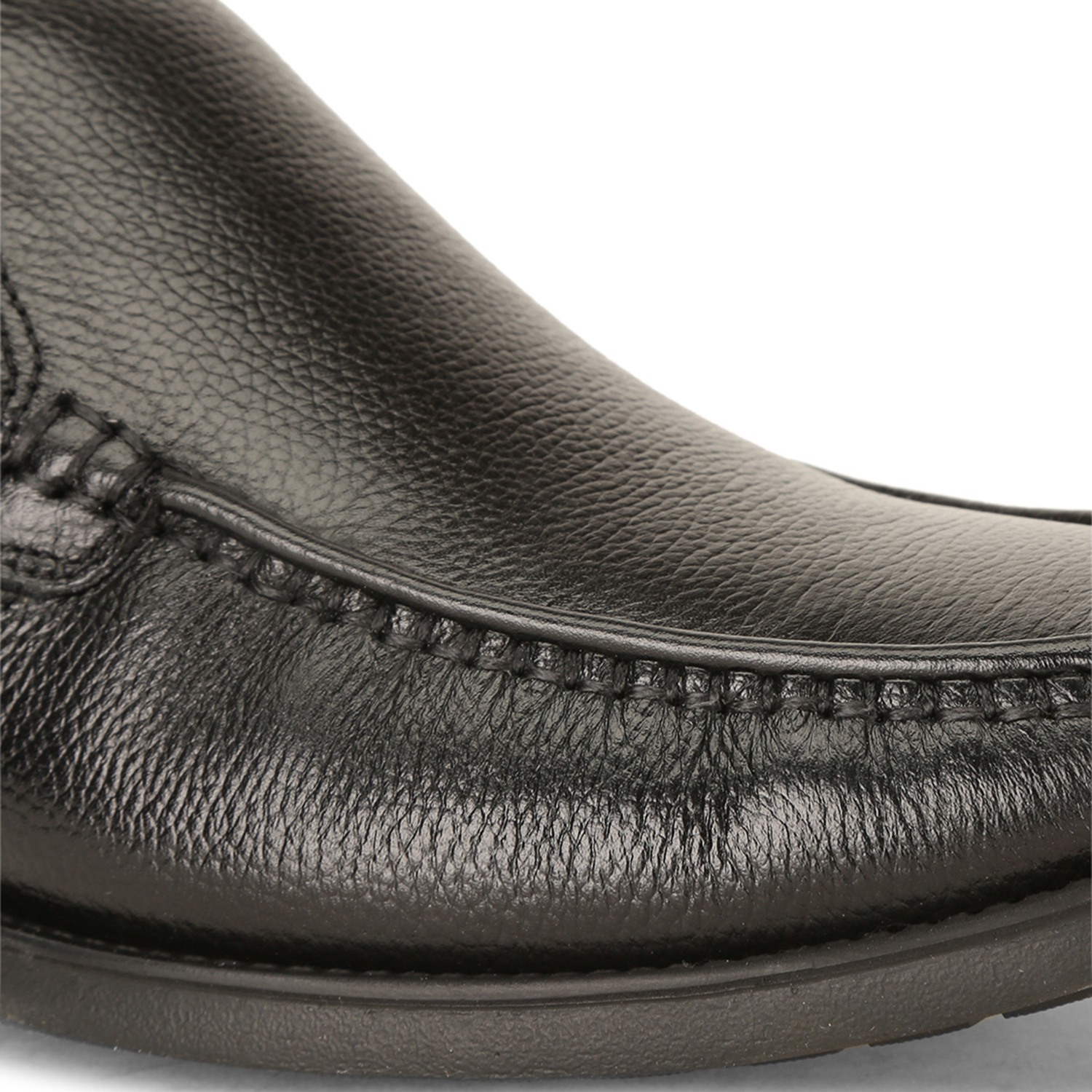 Mocca Zero G Black Formal Shoes For Men