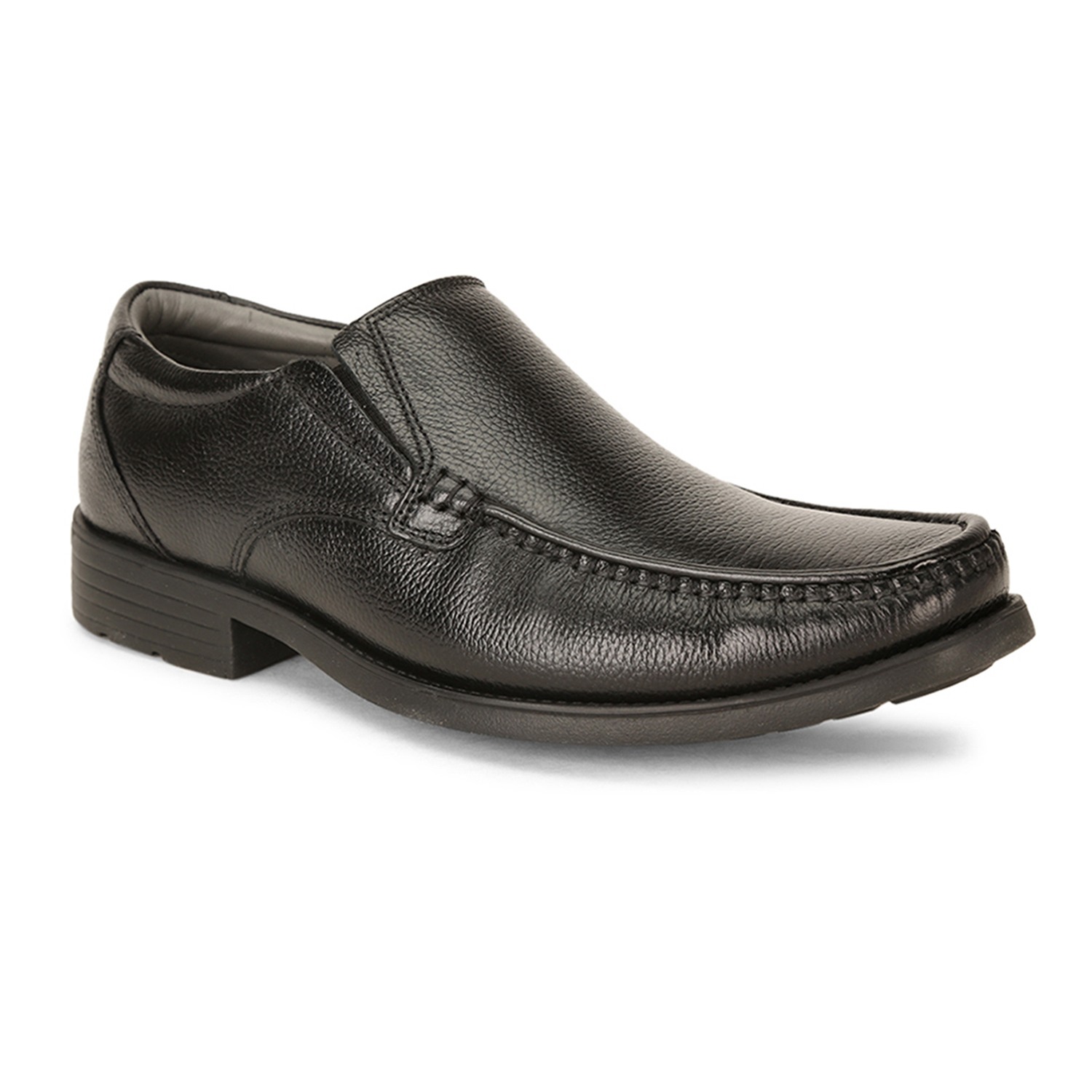 Mocca Zero G Black Formal Shoes For Men