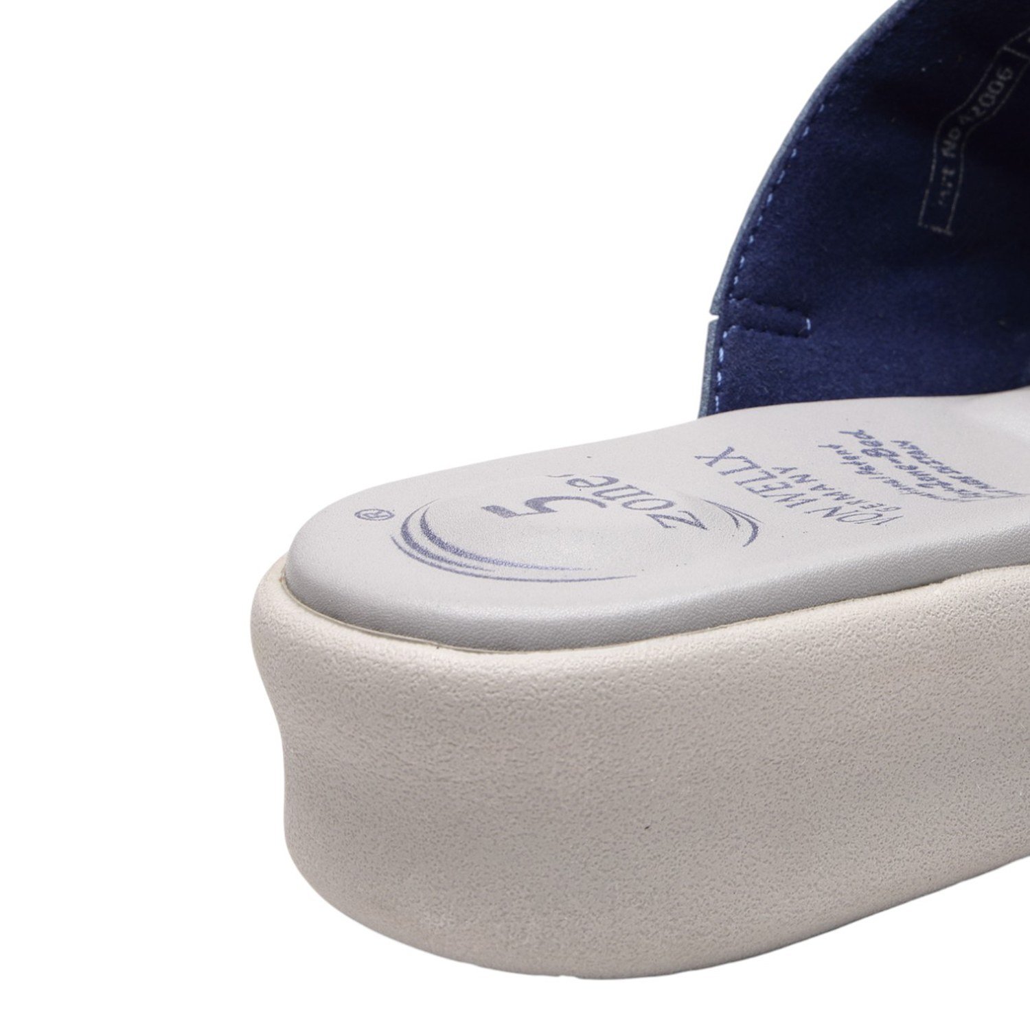 Azure Dream Women Double-Buckle Comfort Slides