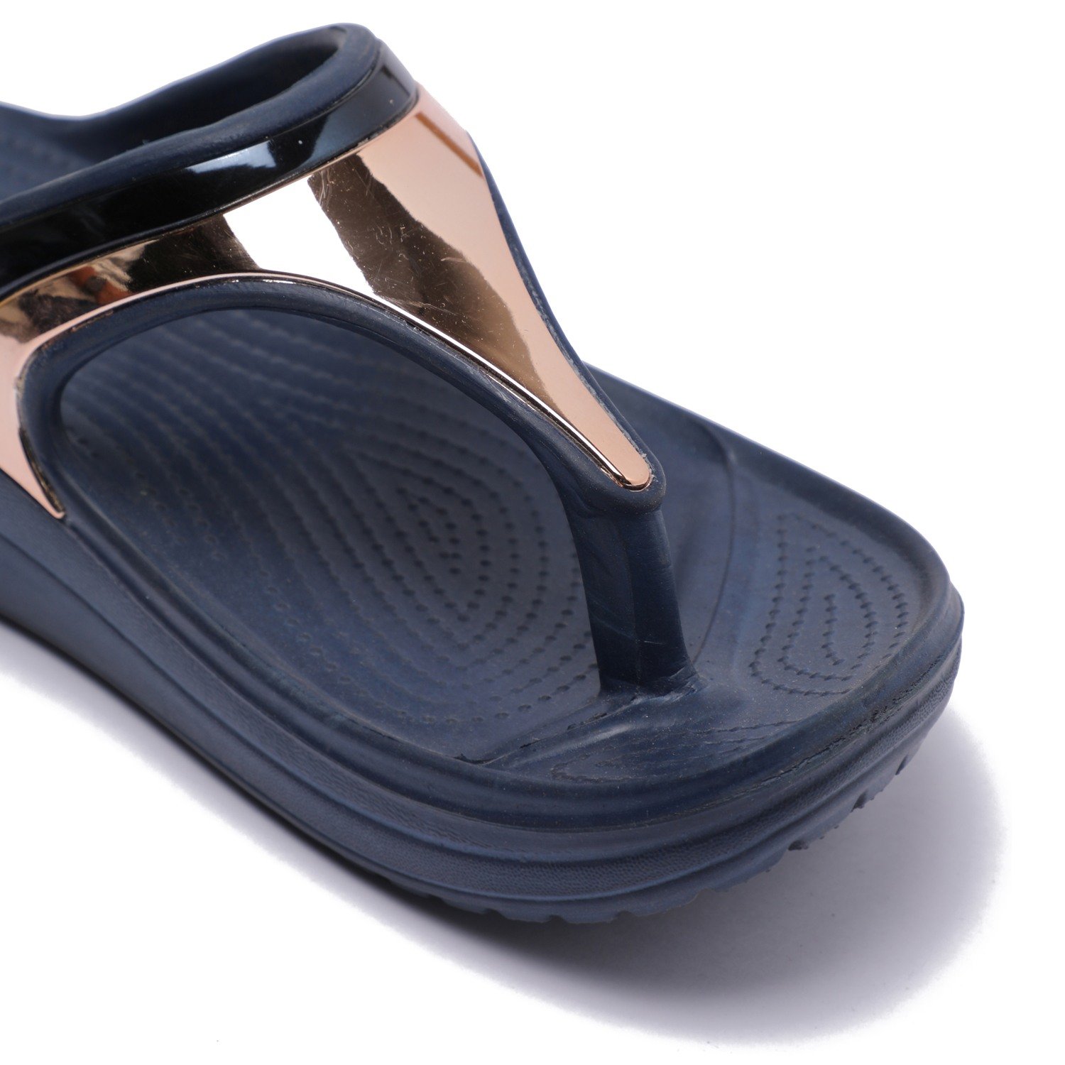Casual Navy Flip Flops for Women