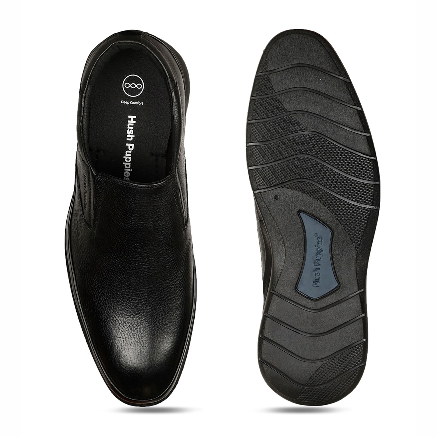 Spencer Slipon Black Formal Shoes For Men