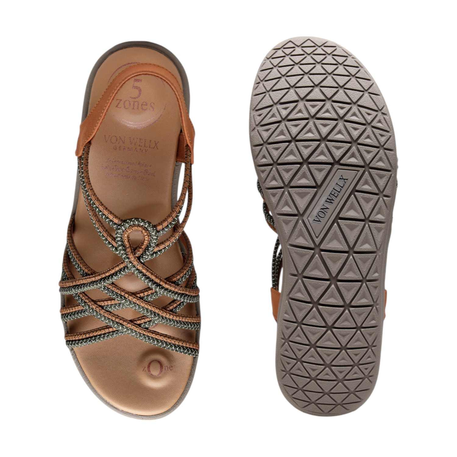 Earthy Elegance Women Woven Strap Slingback Sandals