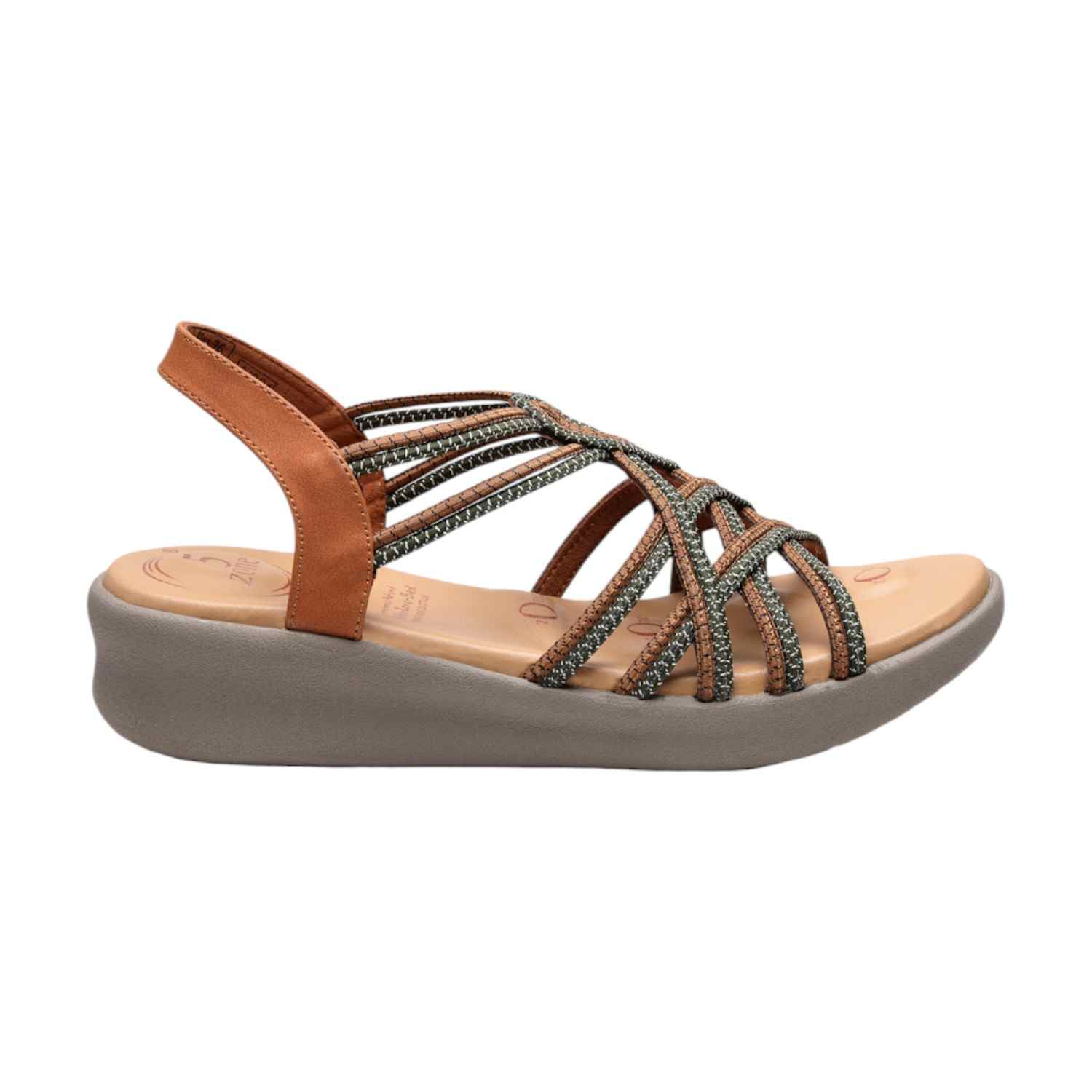 Earthy Elegance Women Woven Strap Slingback Sandals