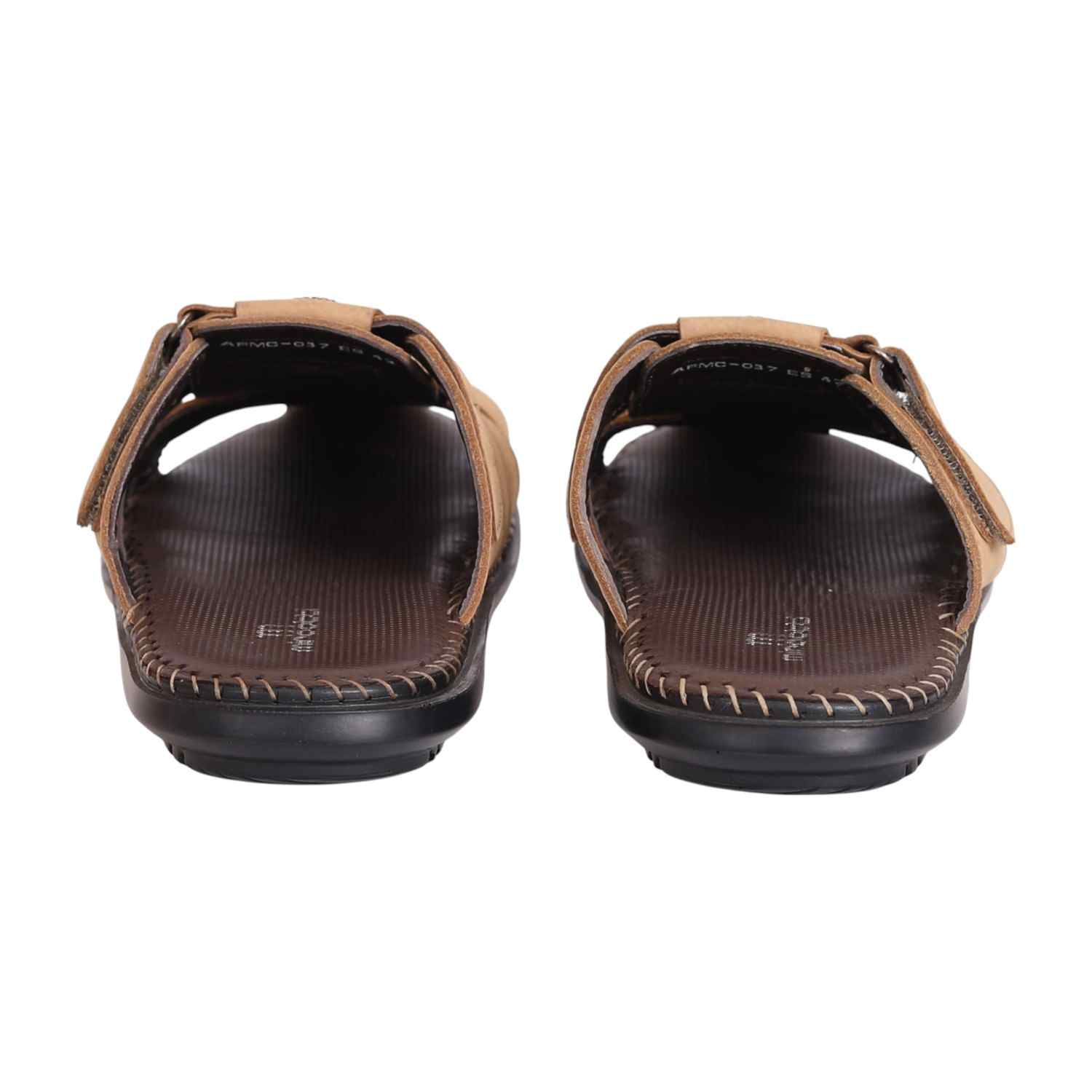 Men Classic Beige Velcro Fisherman Shoes
