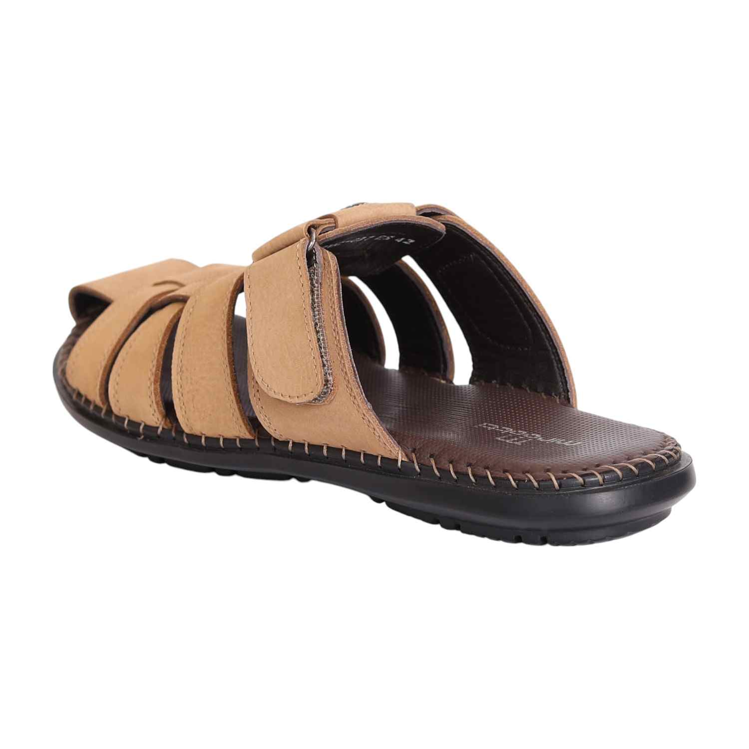 Men Classic Beige Velcro Fisherman Shoes