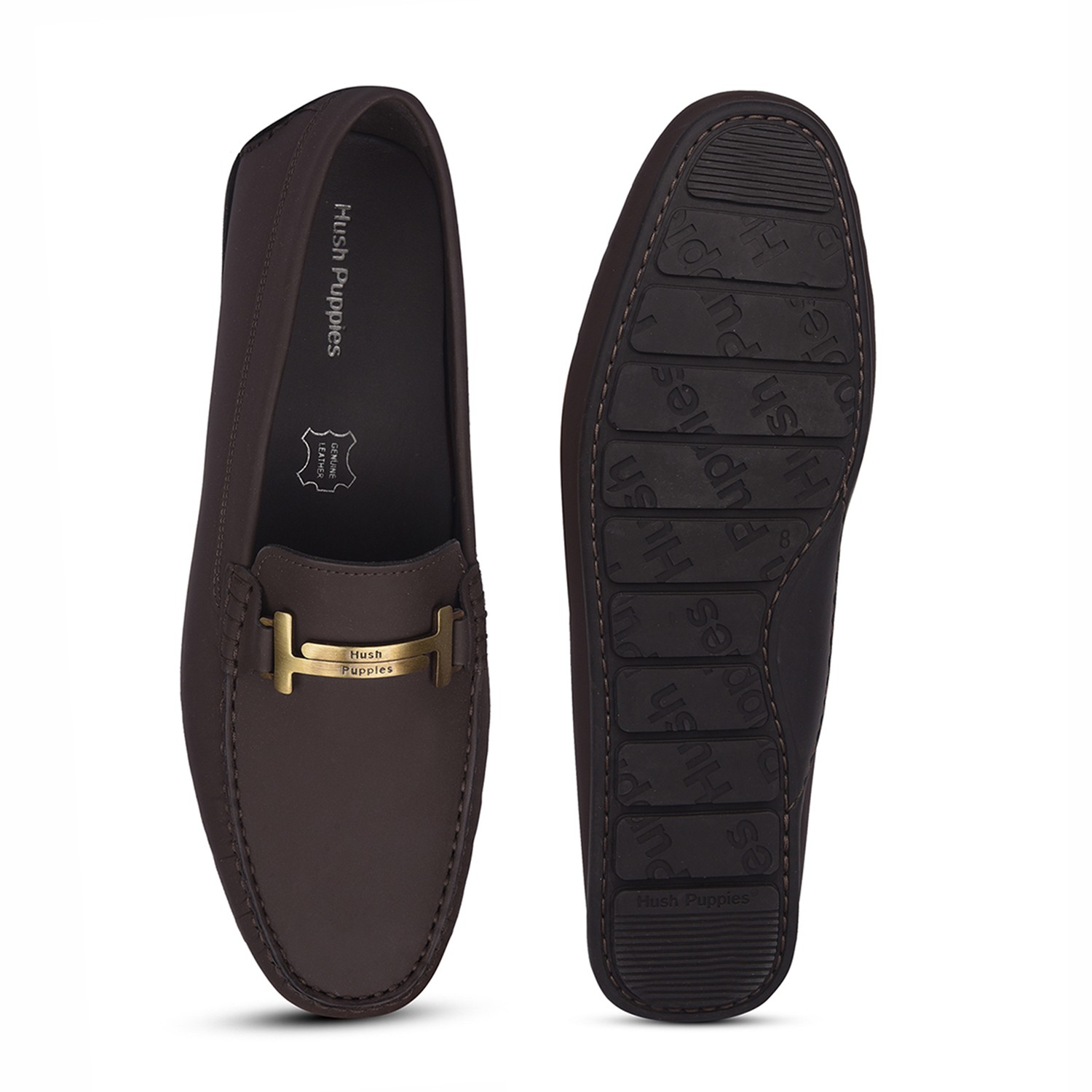 Jackson Satin Trim Brown Loafers For Men