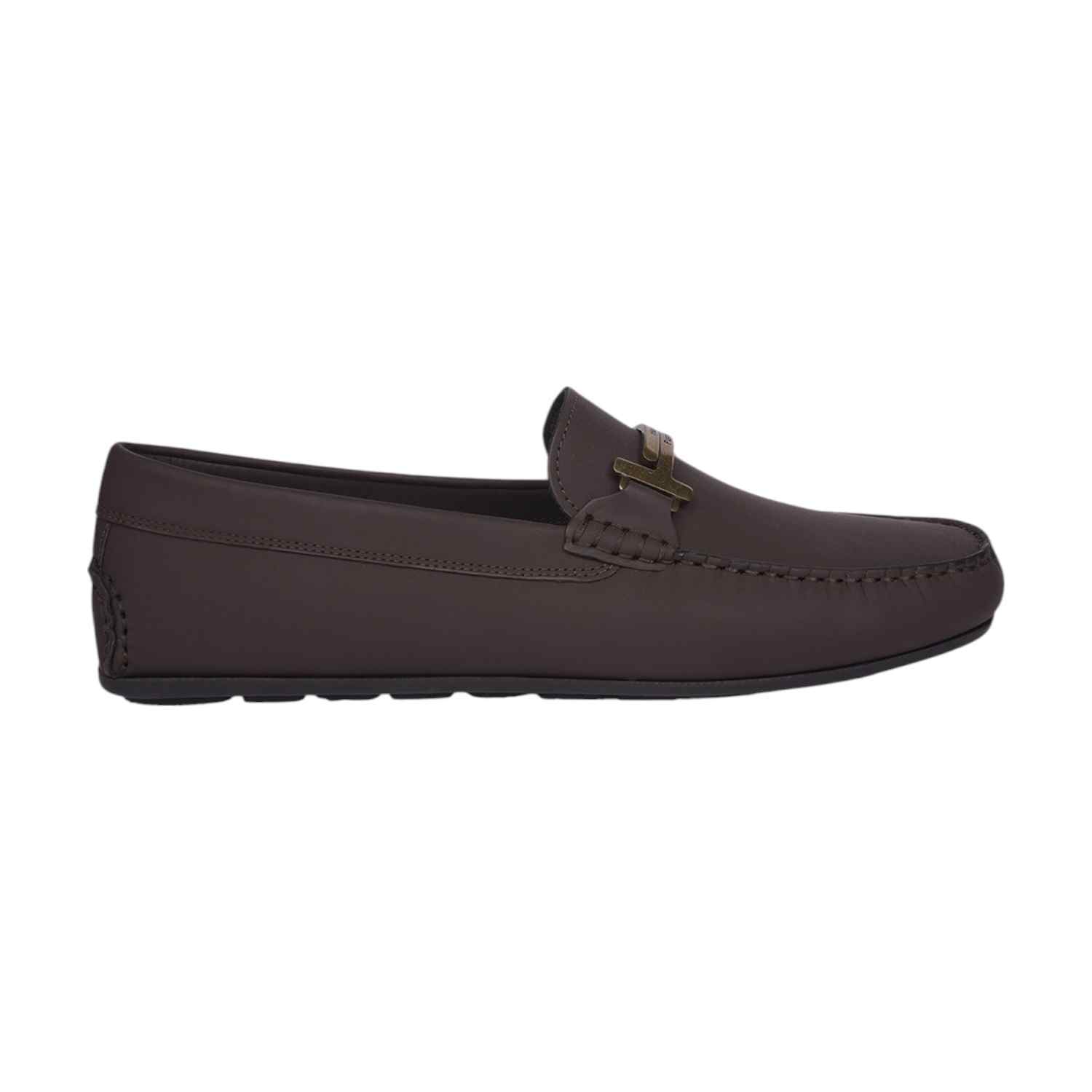 Jackson Satin Trim Brown Loafers For Men