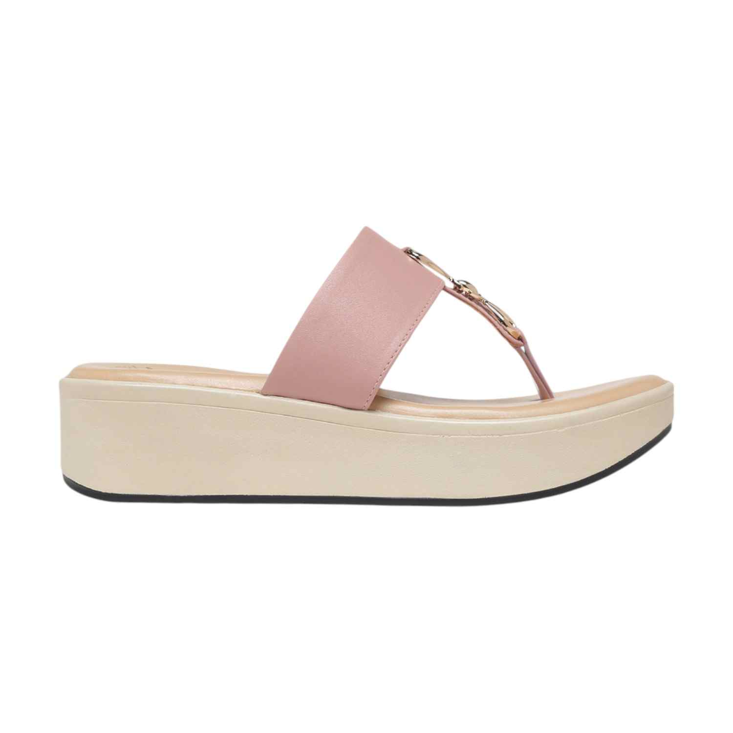 Monrow Thelema Pink Flatform Heels