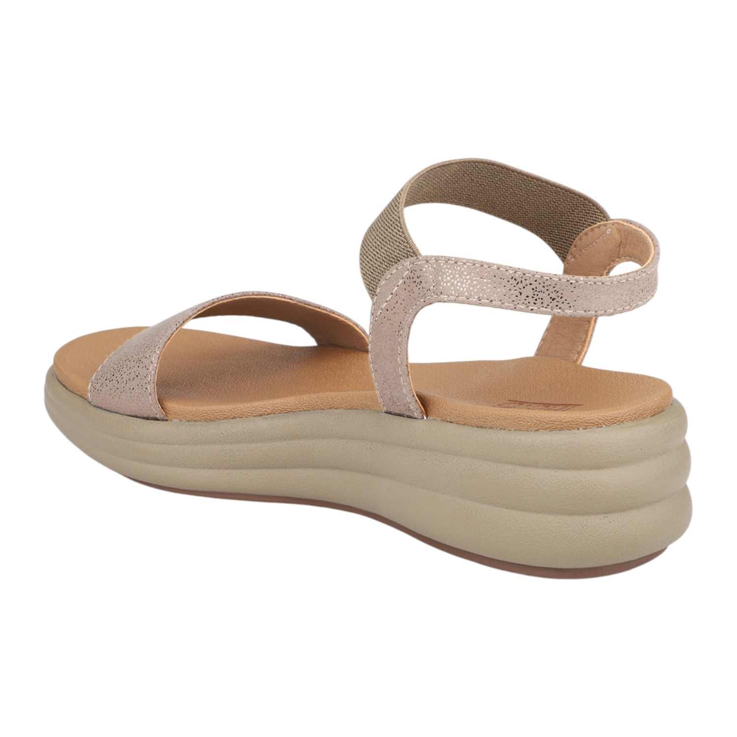 Women Chikoo Adjustable Ankle Strap Comfort Sandals