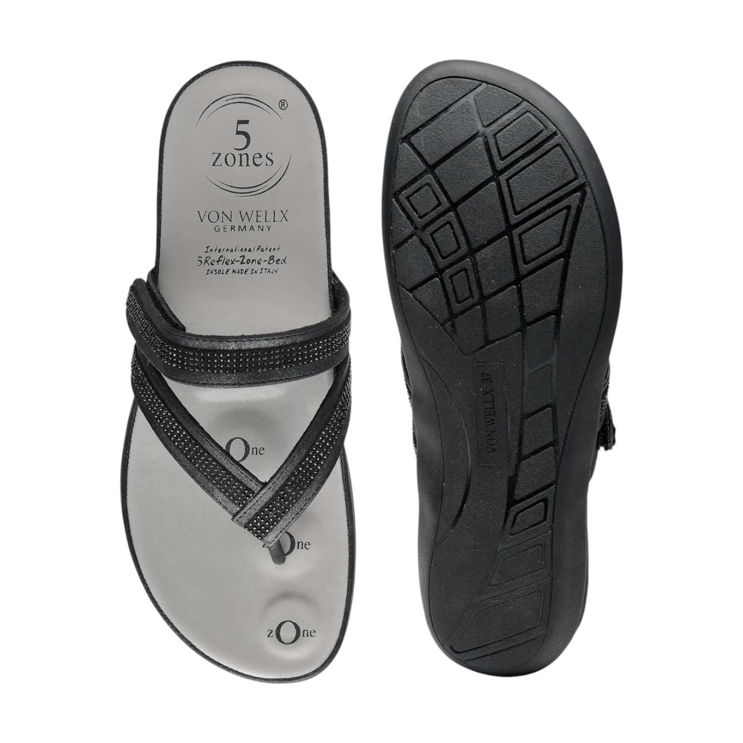 Women Black Casual Flat