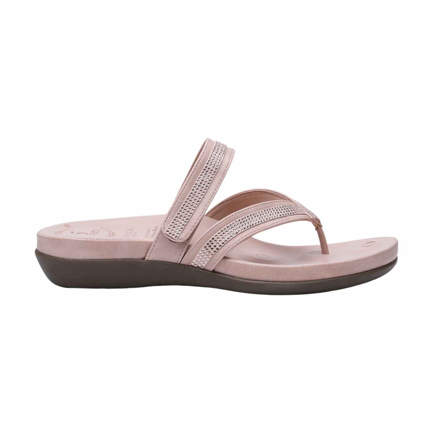 Women Gold-multi Casual Flat