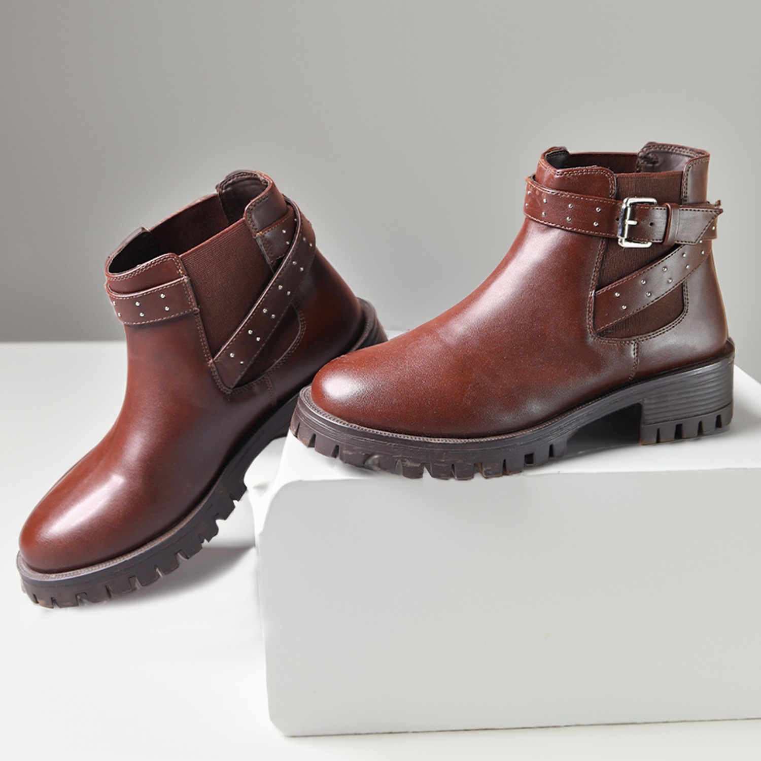Monrow Cocoa  Brown Block