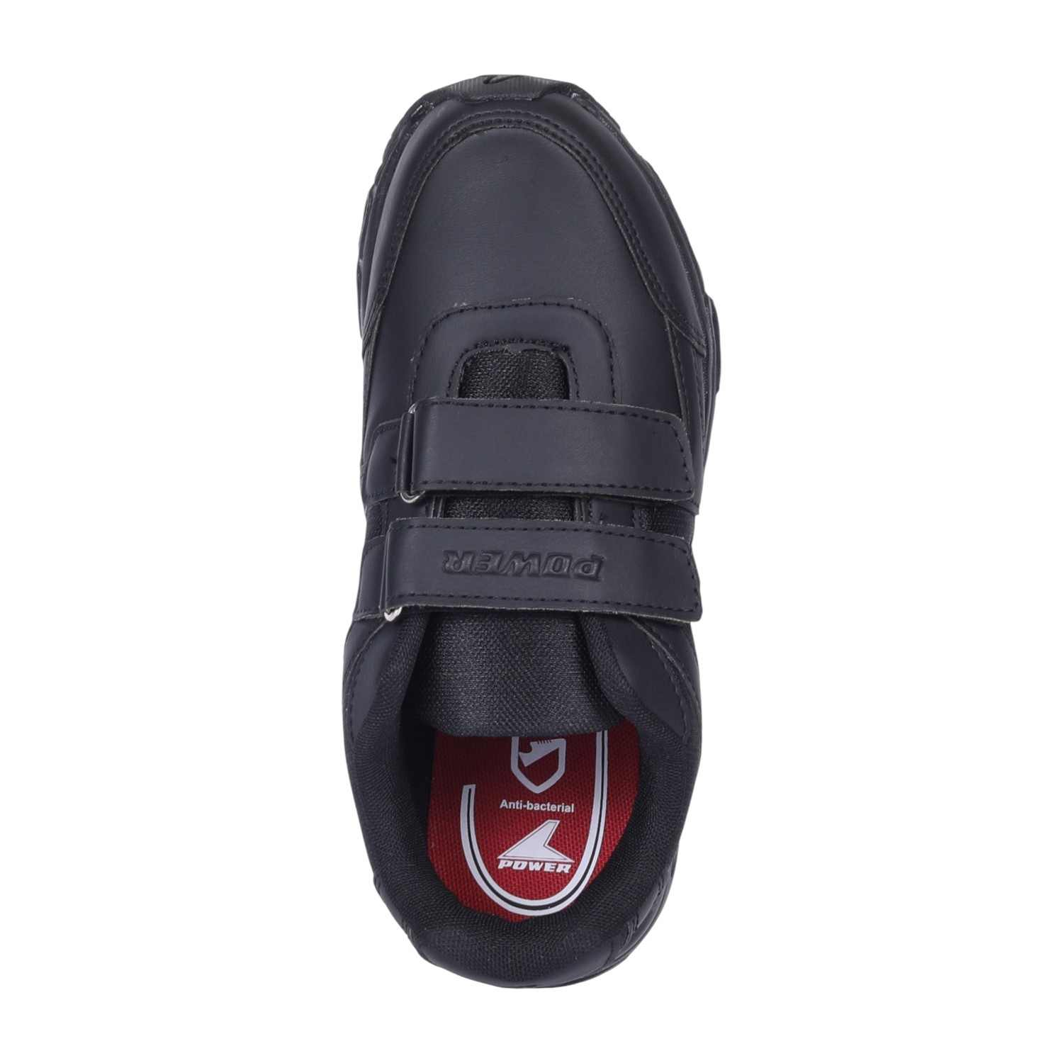 Black Velcro School Shoes For Kids