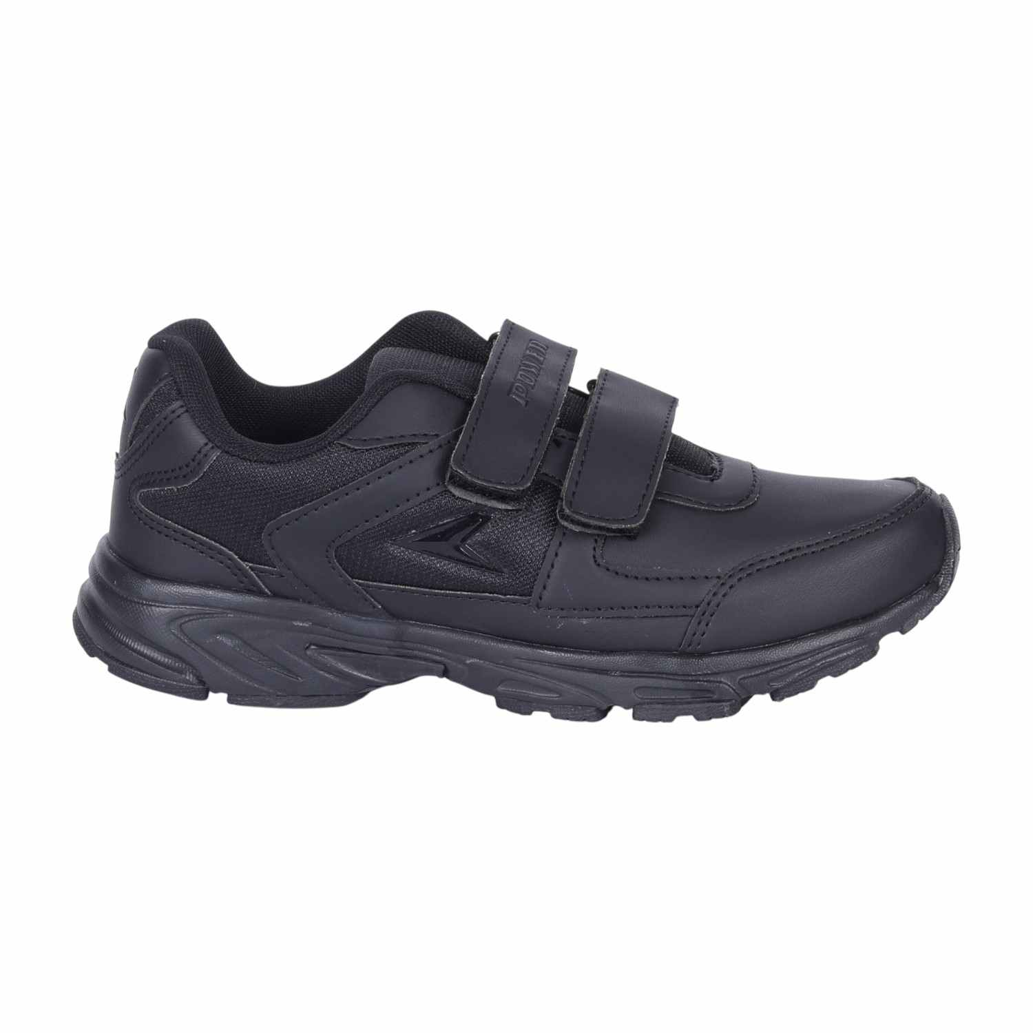 Black Velcro School Shoes For Kids