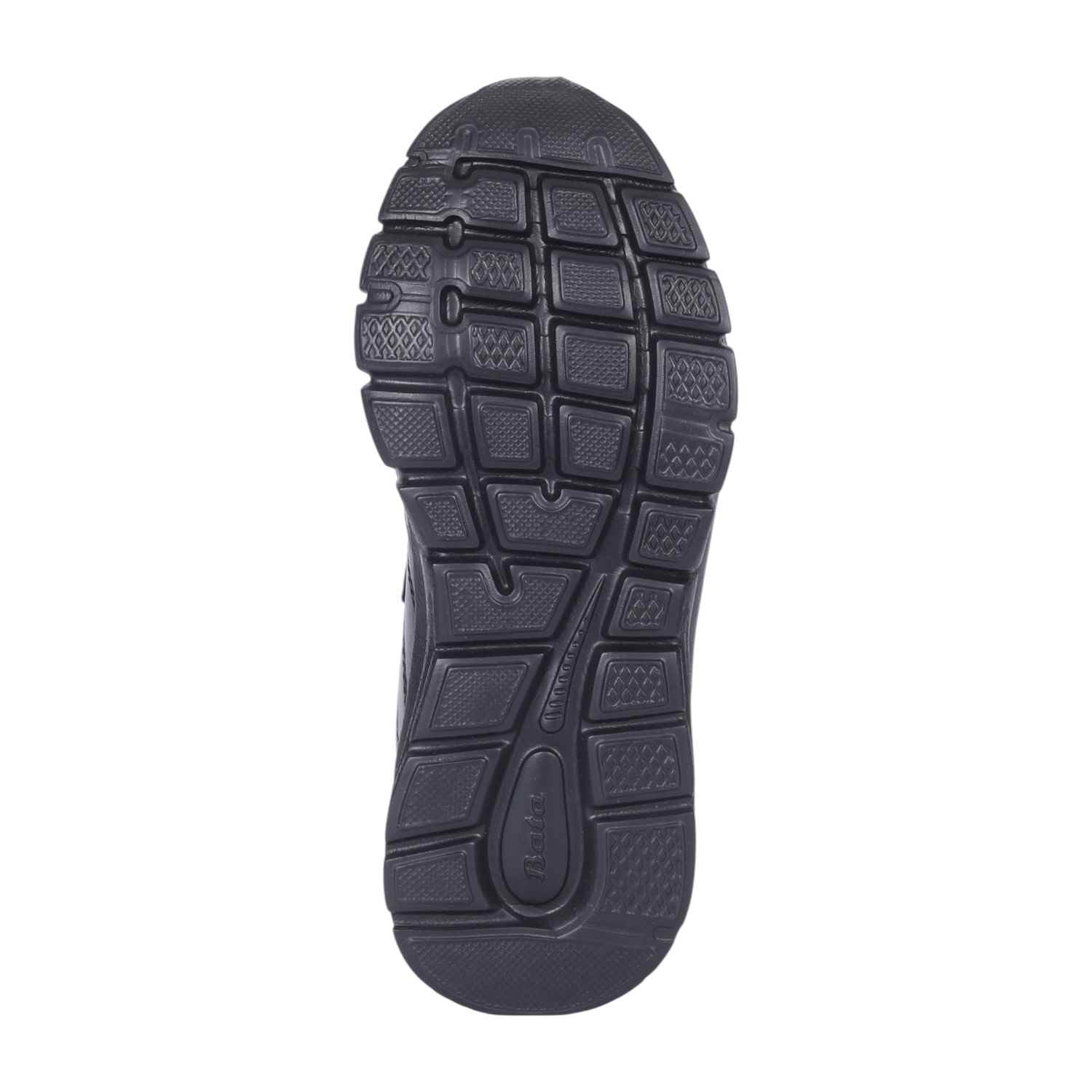Black Velcro School Shoes For Kids
