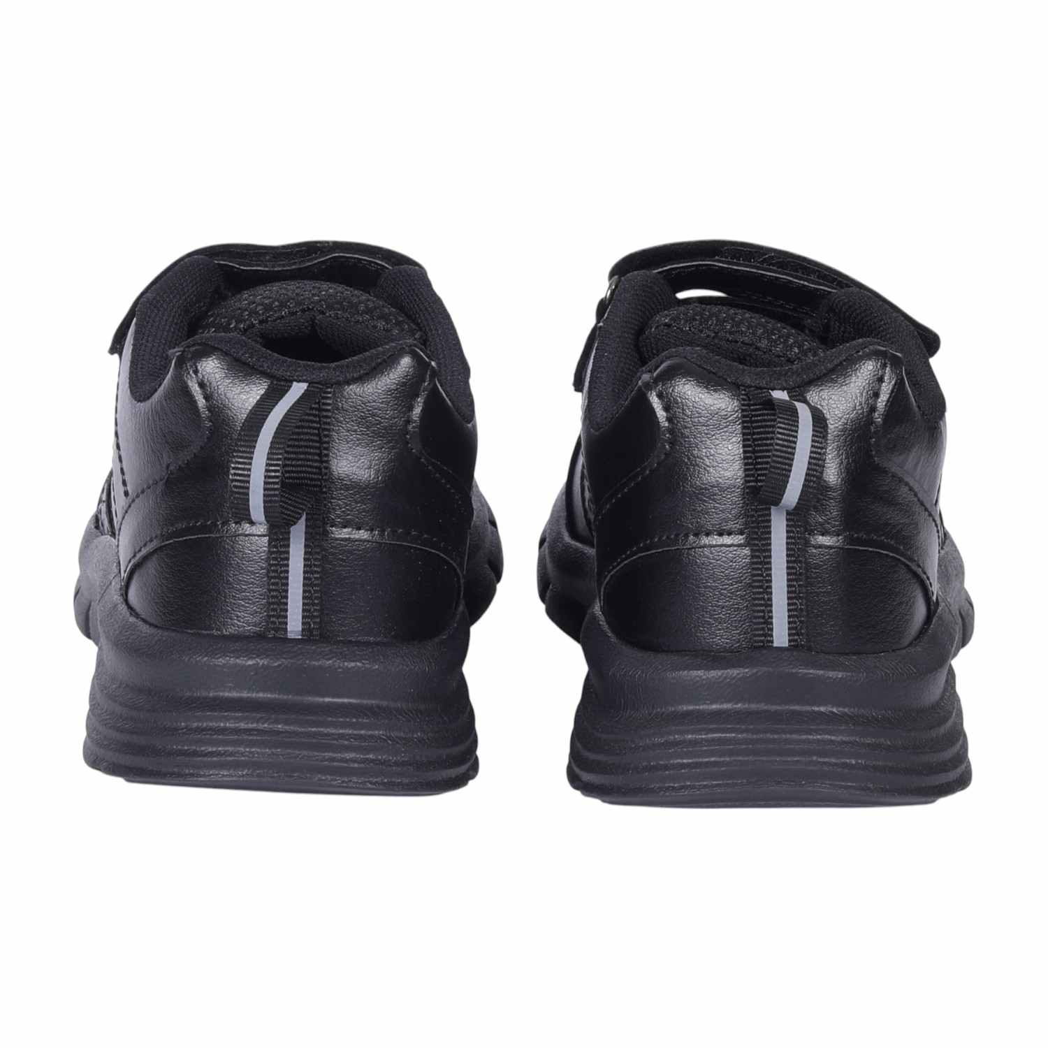 Black Velcro School Shoes For Kids