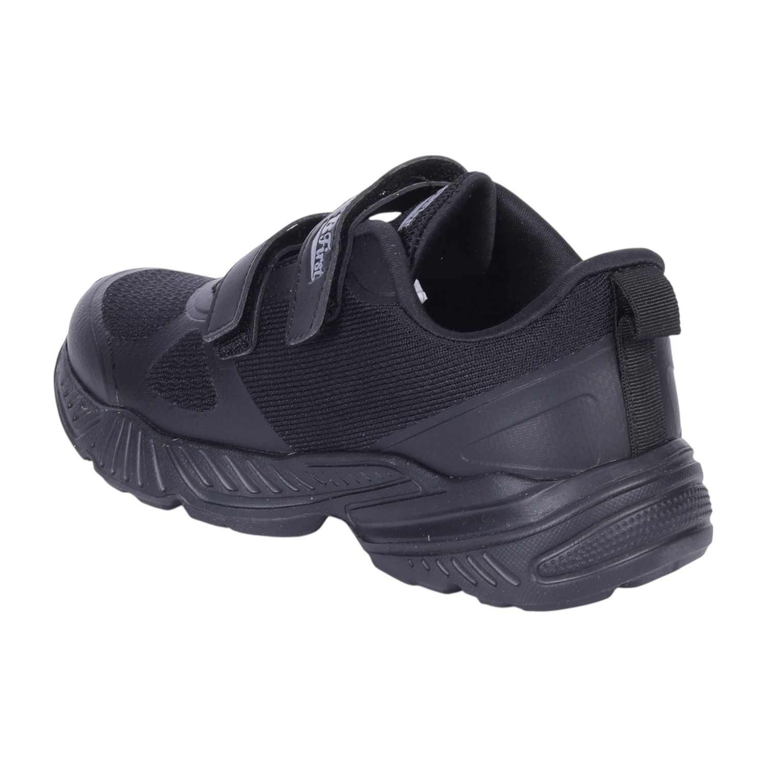 Black Velcro School Shoes For Kids