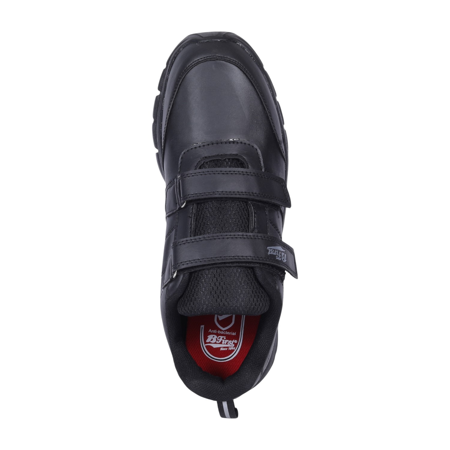 Black Velcro School Shoes For Kids