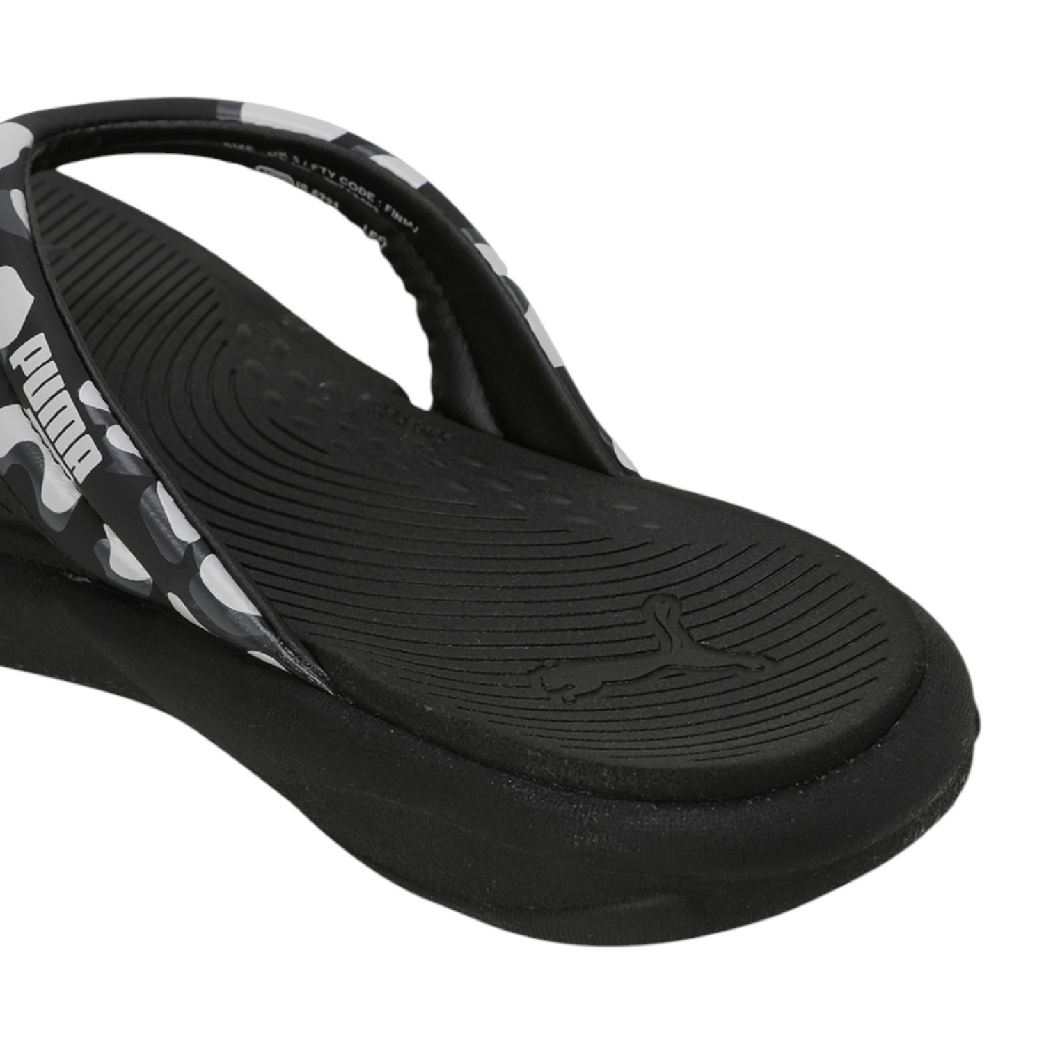 PUMA WOMEN BLACK ROYALCAT SOFTRIDE CARA WNS SLIPPERS