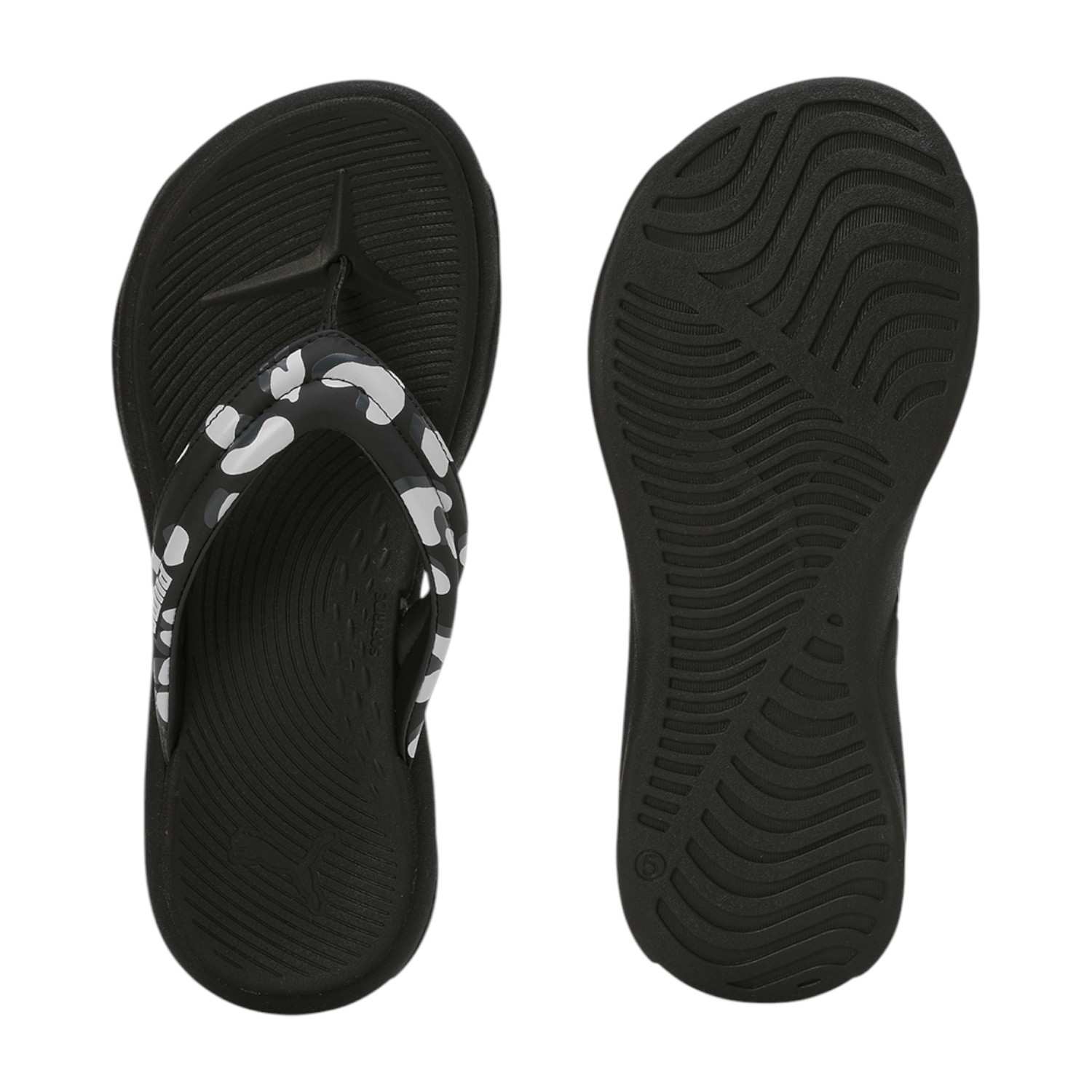 PUMA WOMEN BLACK ROYALCAT SOFTRIDE CARA WNS SLIPPERS