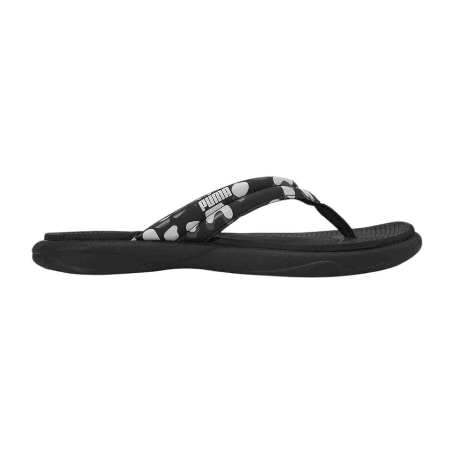 PUMA WOMEN BLACK ROYALCAT SOFTRIDE CARA WNS SLIPPERS
