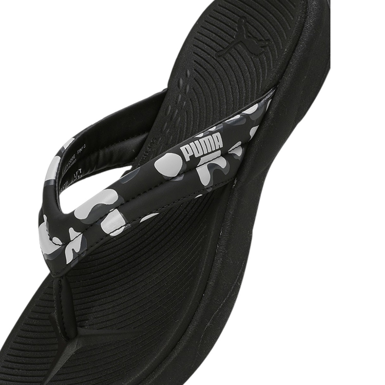 PUMA WOMEN BLACK ROYALCAT SOFTRIDE CARA WNS SLIPPERS