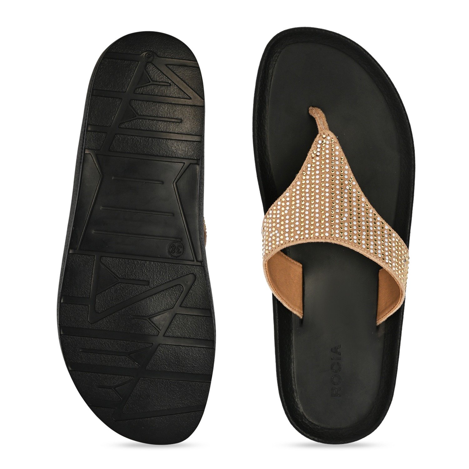 Women Casual Flat Flexi Sole Sandals