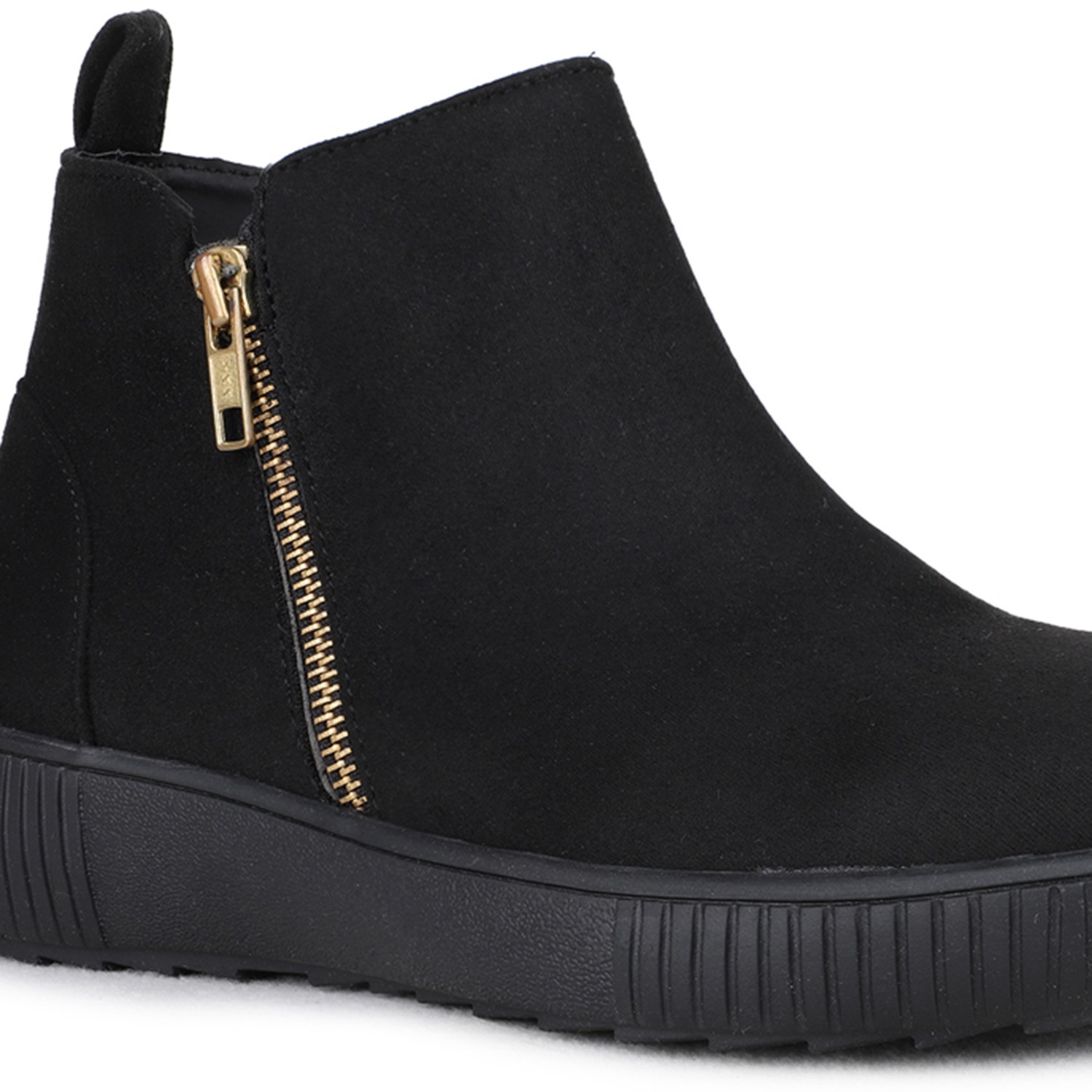 Inc.5 Womens Black Casual Solid Pattern Ankle Boots