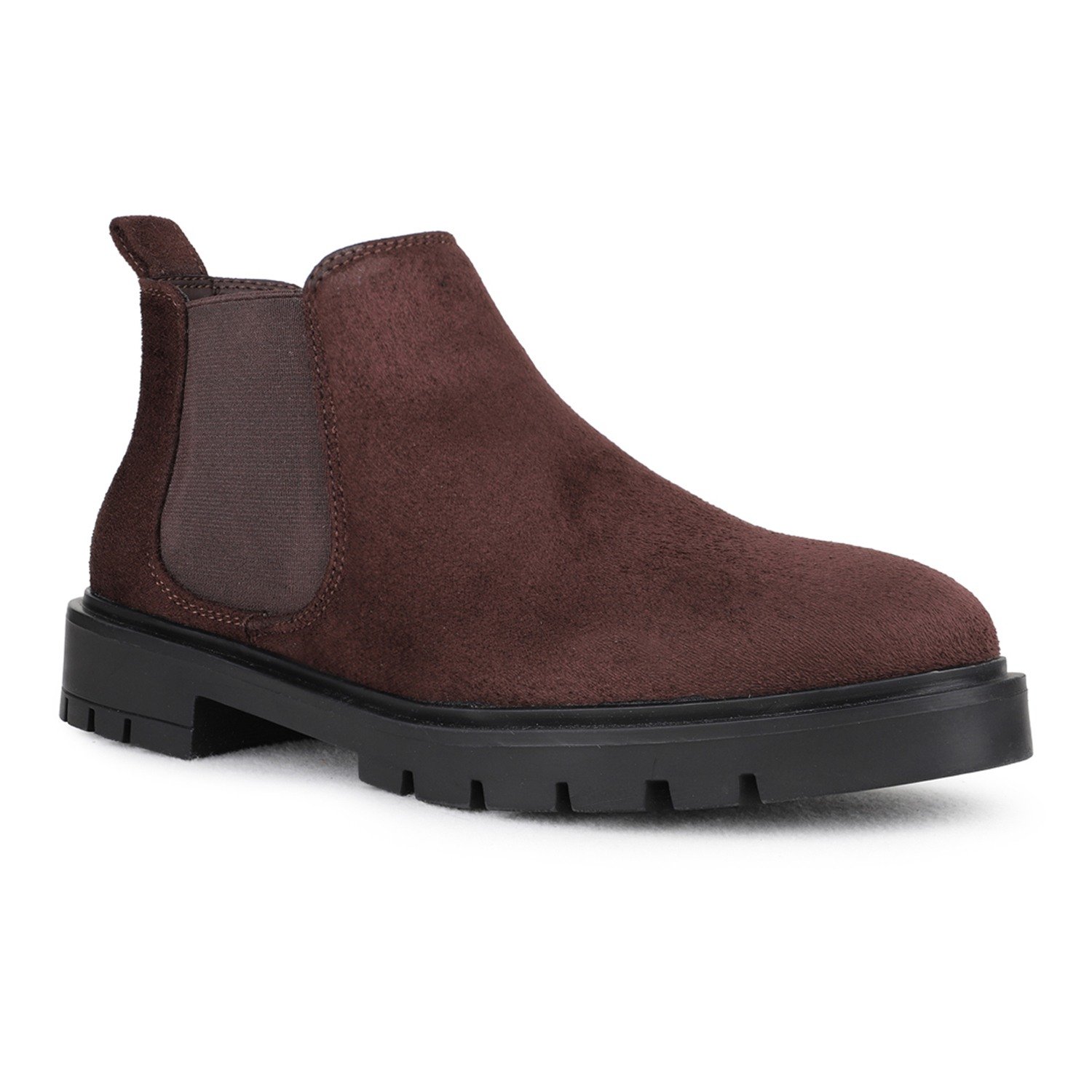 Inc.5 Womens Brown Casual Solid Chelsea Boots