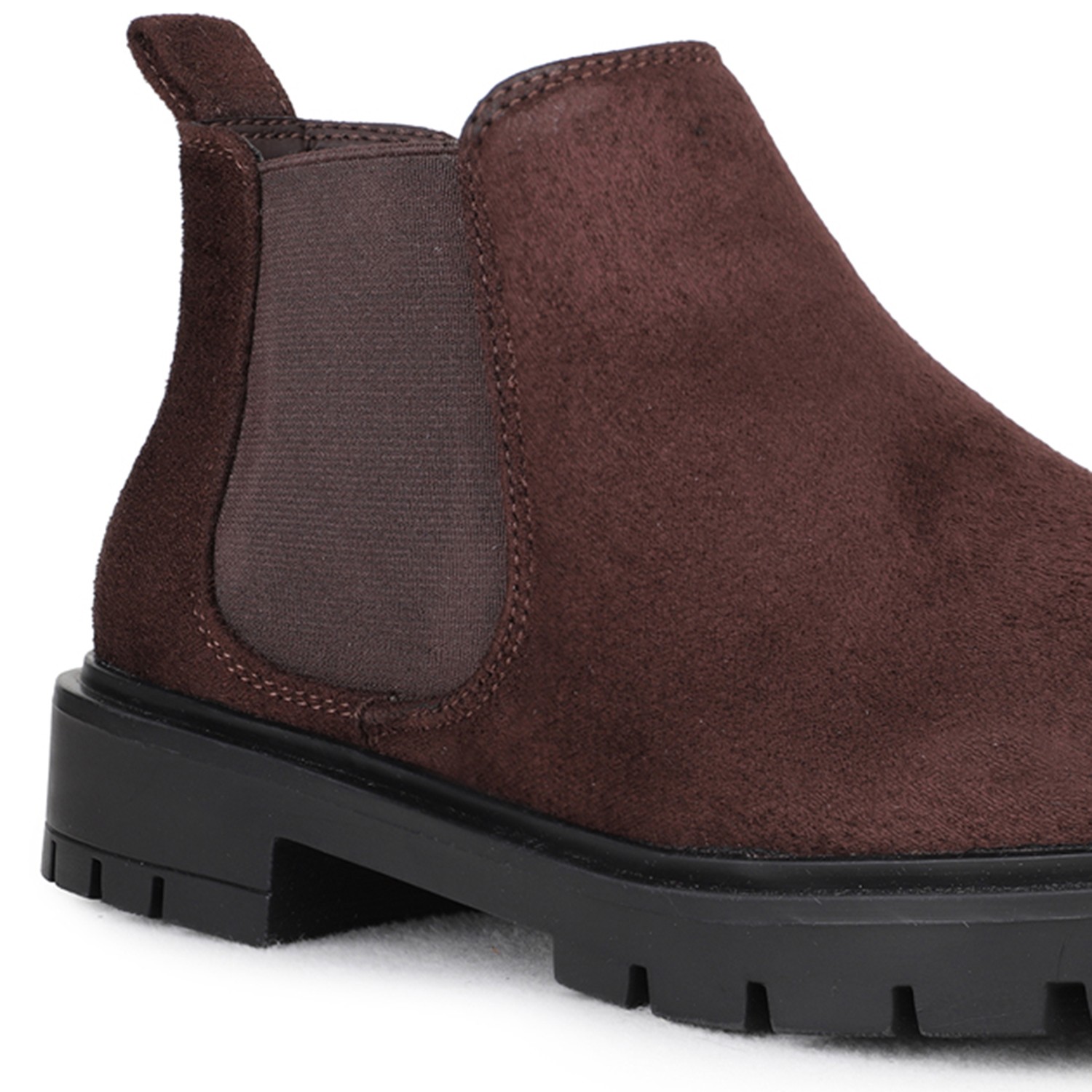 Inc.5 Womens Brown Casual Solid Chelsea Boots