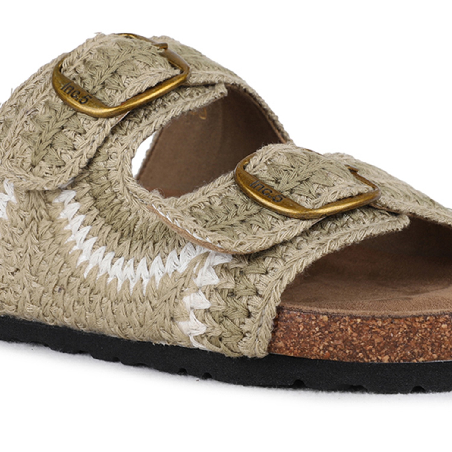 Inc.5 Women Green Sandals