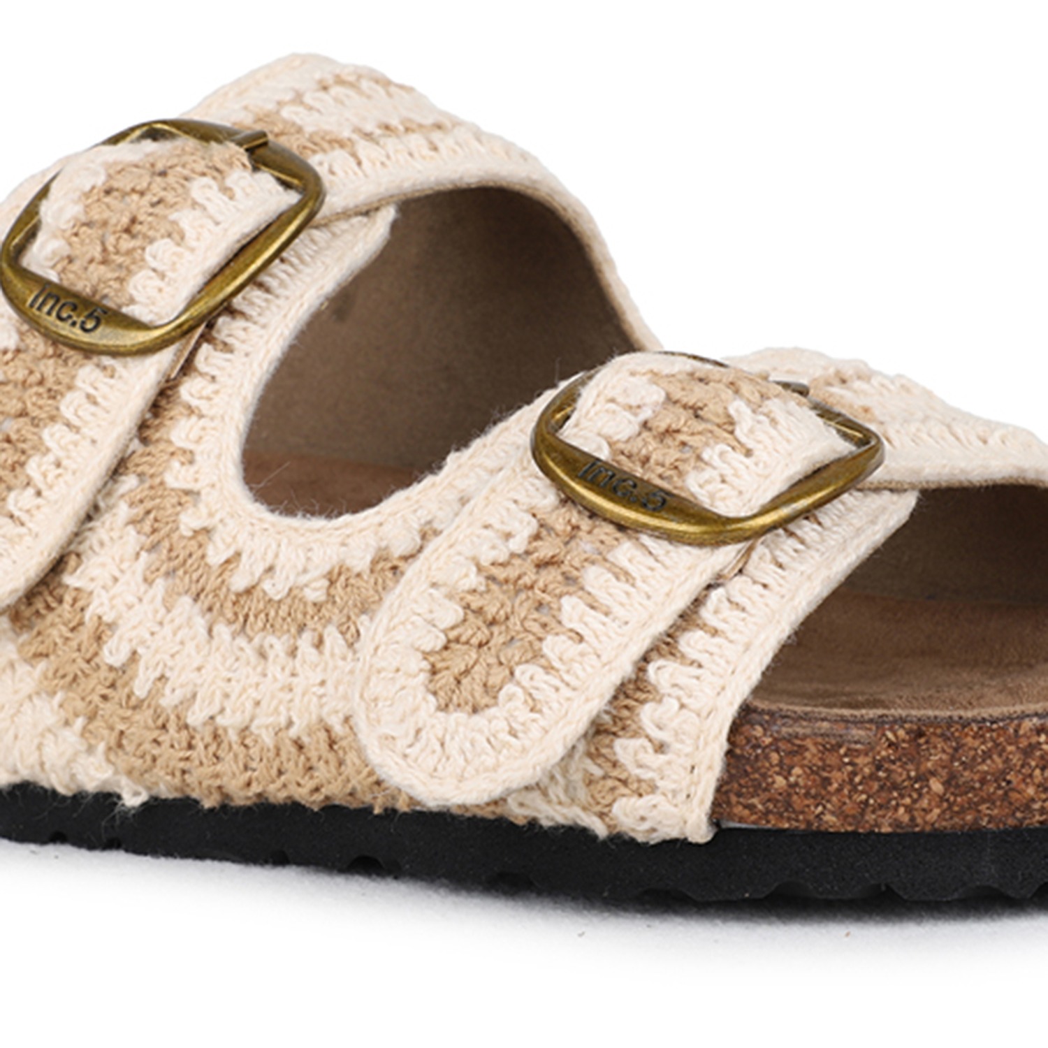 Inc.5 Women Beige Sandals