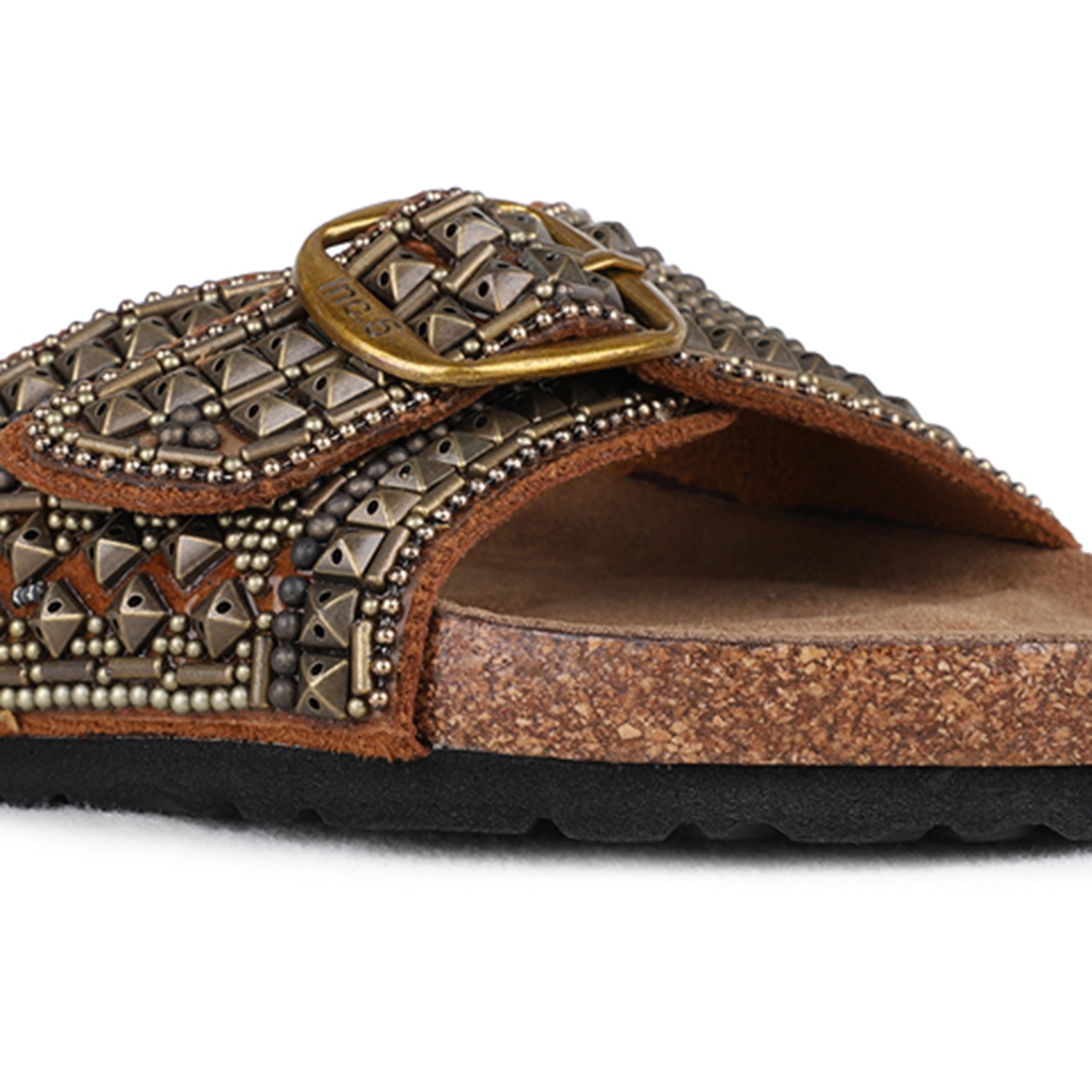 Inc.5 Women Gold Sandals